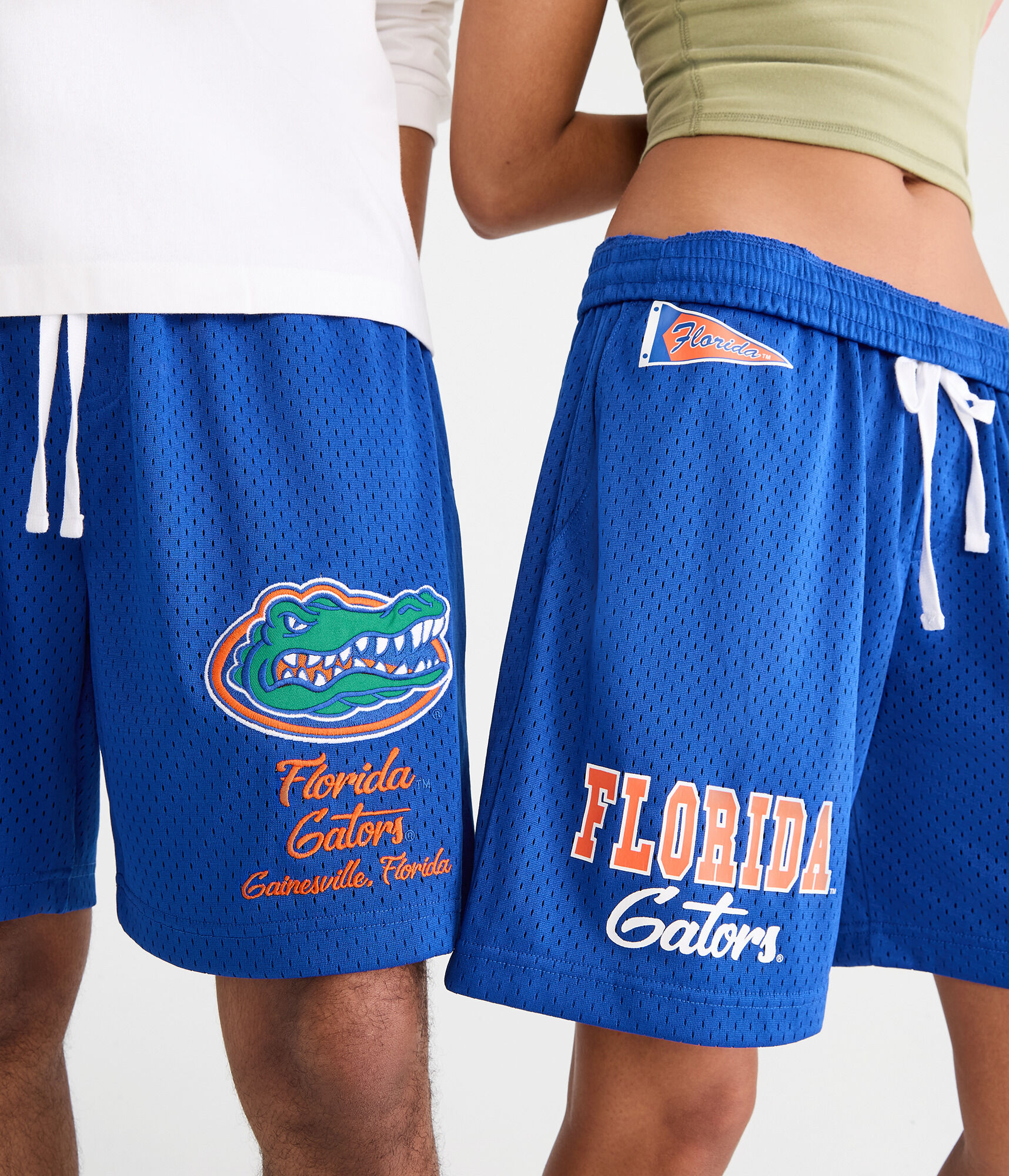 florida gator dress shorts Florida Gators 1999-2000 Retro Shorts (Away) Blue / S