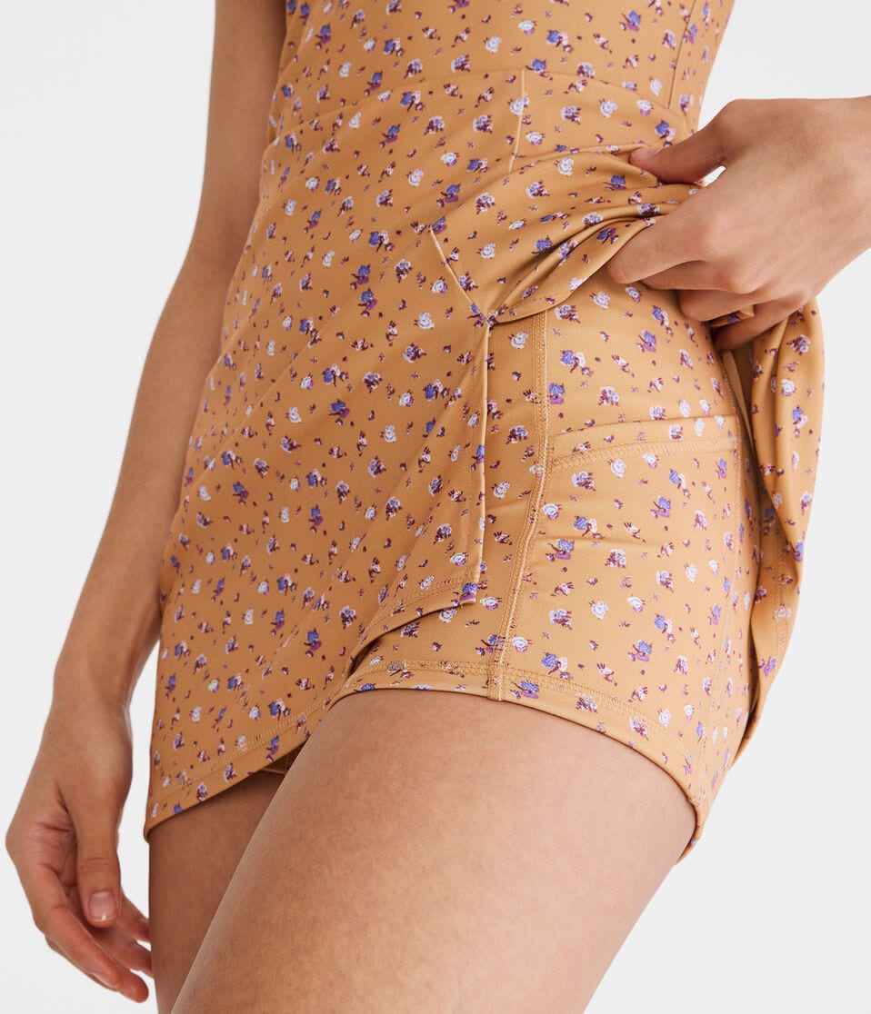 Floral Flex Square-Neck Tennis Dress Floral Flex Square-Neck Tennis Dress