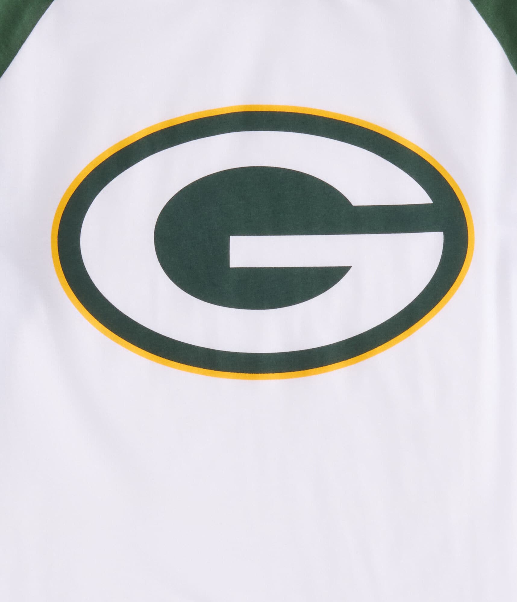 3/4 Sleeve Green Bay Packers Relaxed Raglan Tee