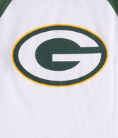 3/4 Sleeve Green Bay Packers Relaxed Raglan Tee