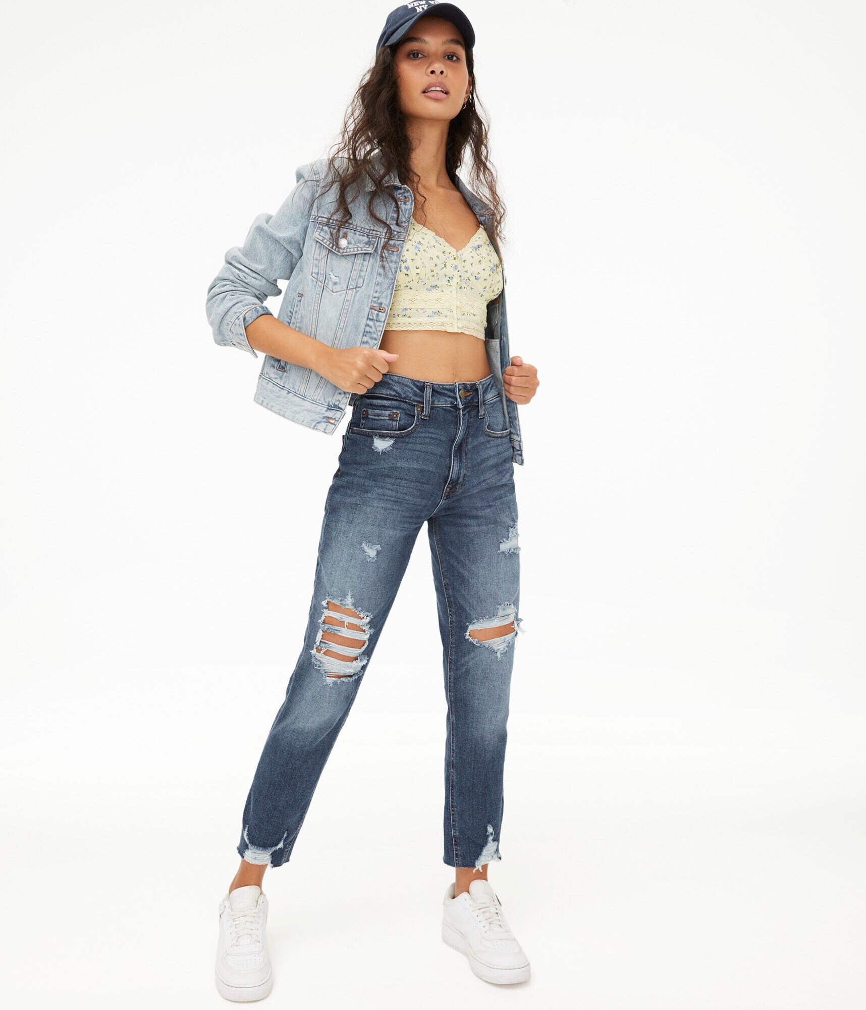 High-Rise Curvy Stretch Mom Jean