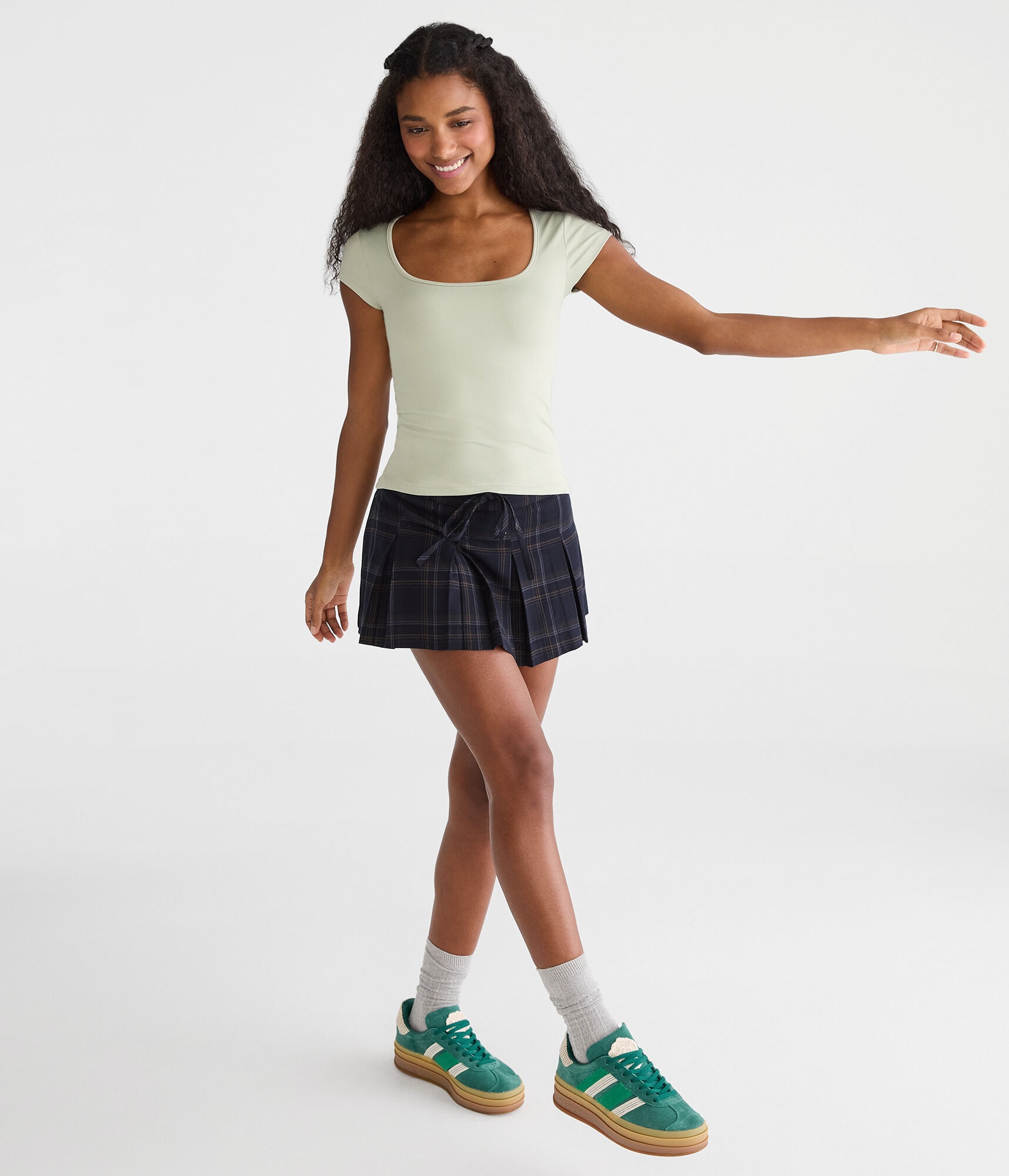 Buttery Soft Square-Neck Tee