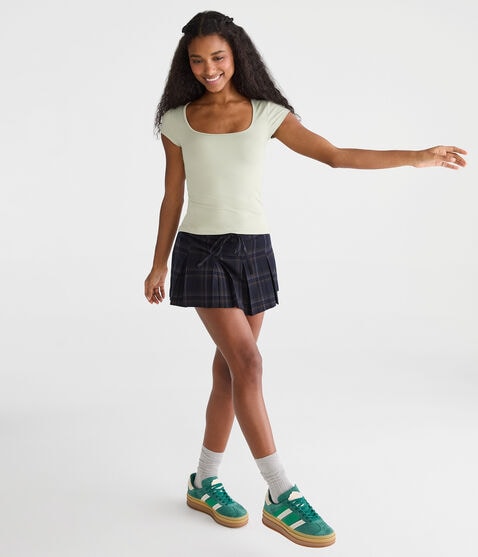 Buttery Soft Square-Neck Tee