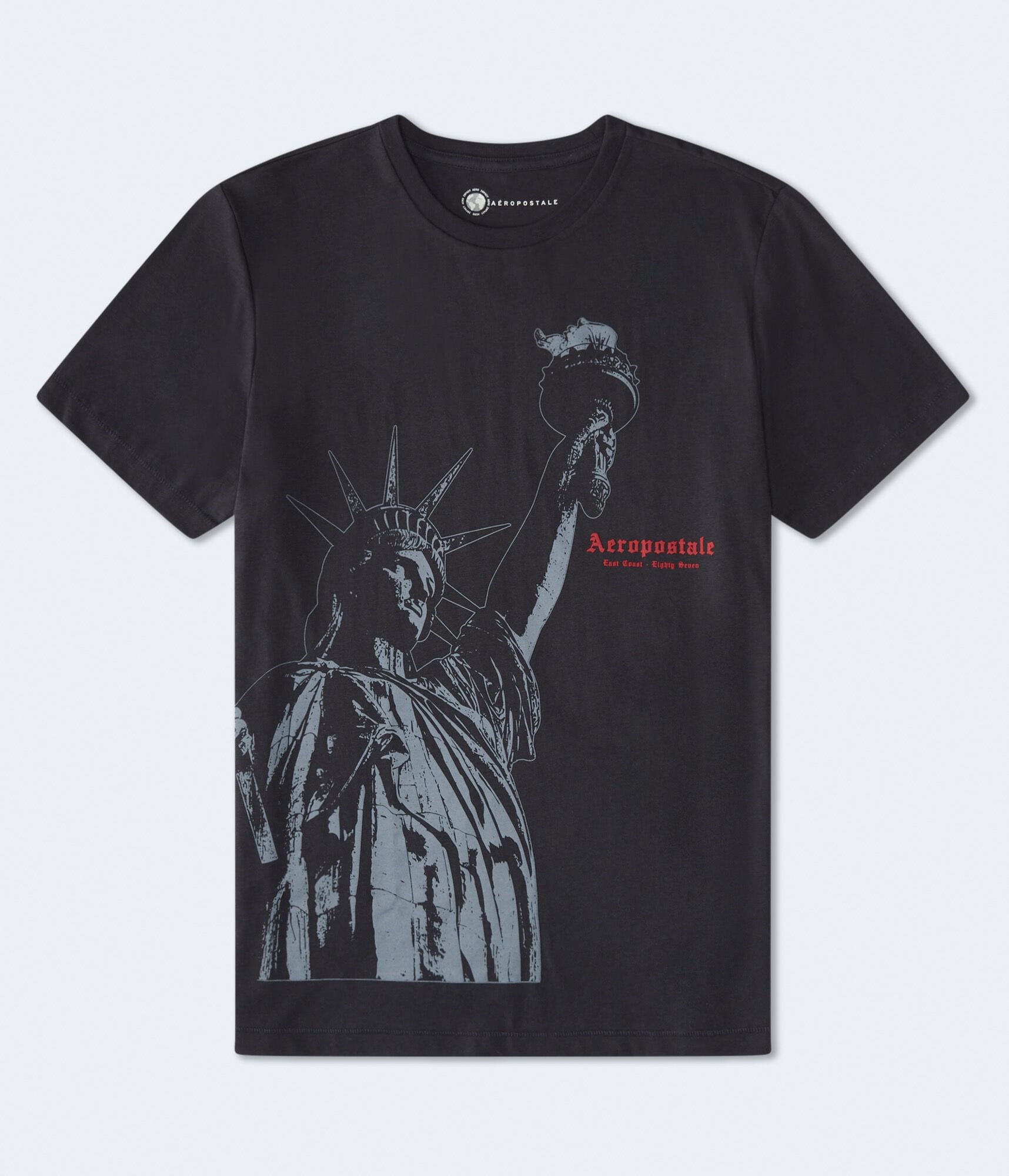 Aeropostale Shadow Statue Of Liberty Graphic Tee