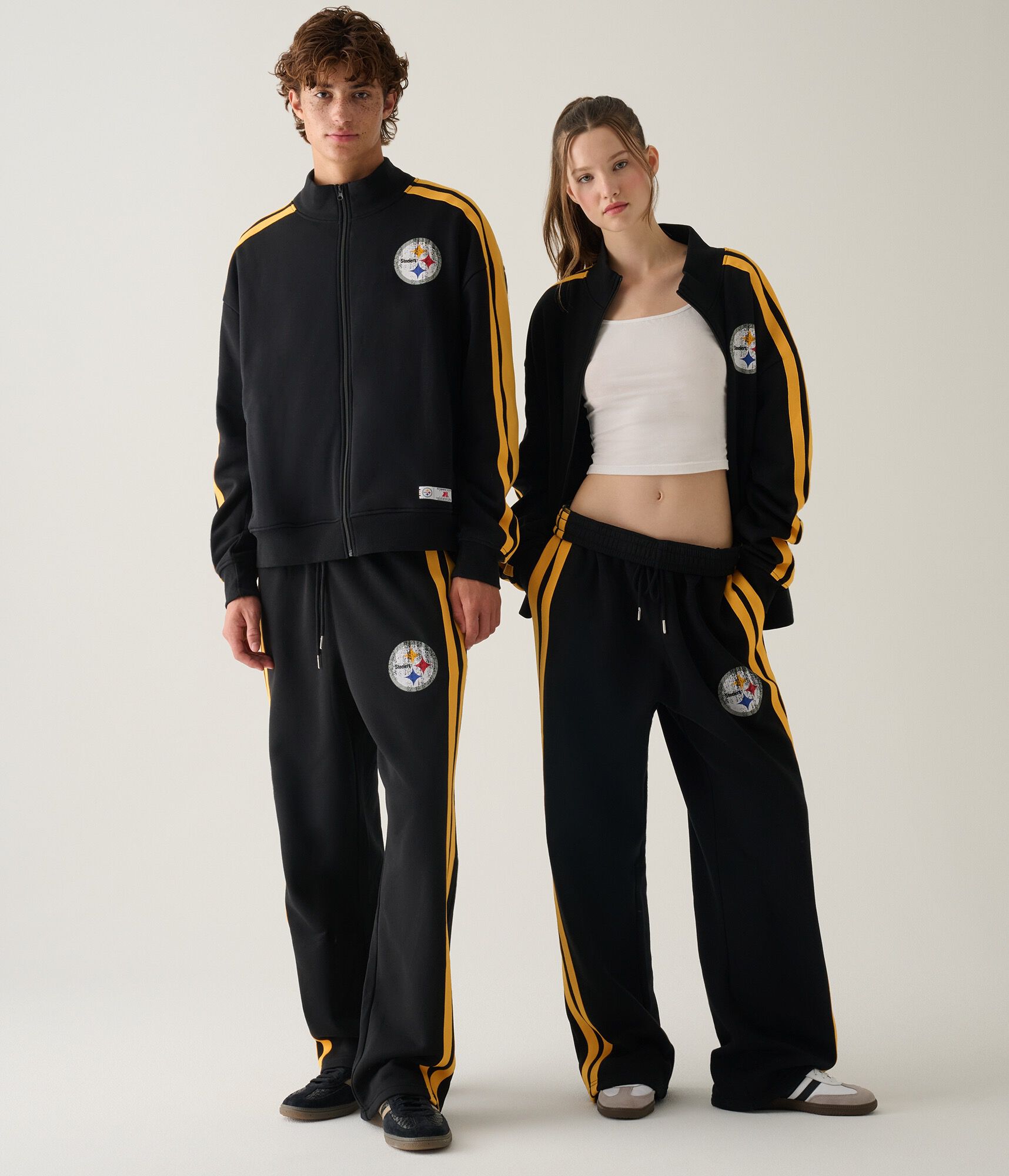 Pittsburgh Steelers Baggy Fleece Track Pants