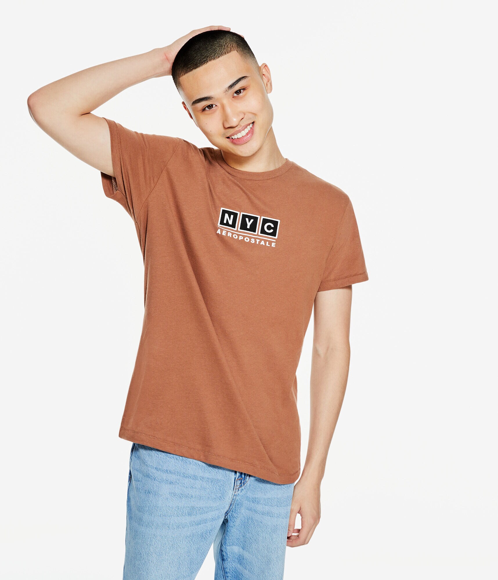 NYC Block Box Logo Graphic Tee