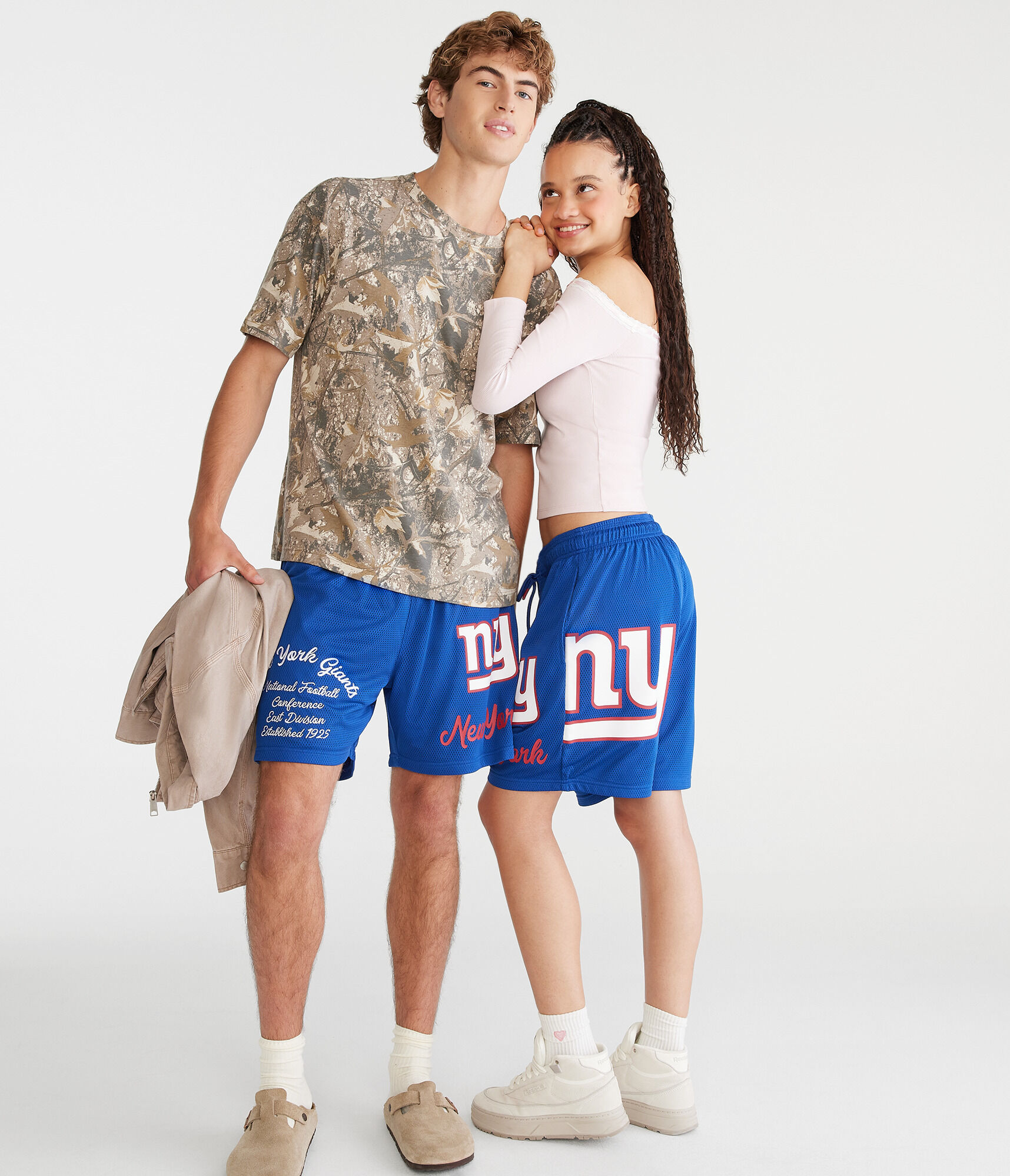 New York Giants Mesh Shorts 6"