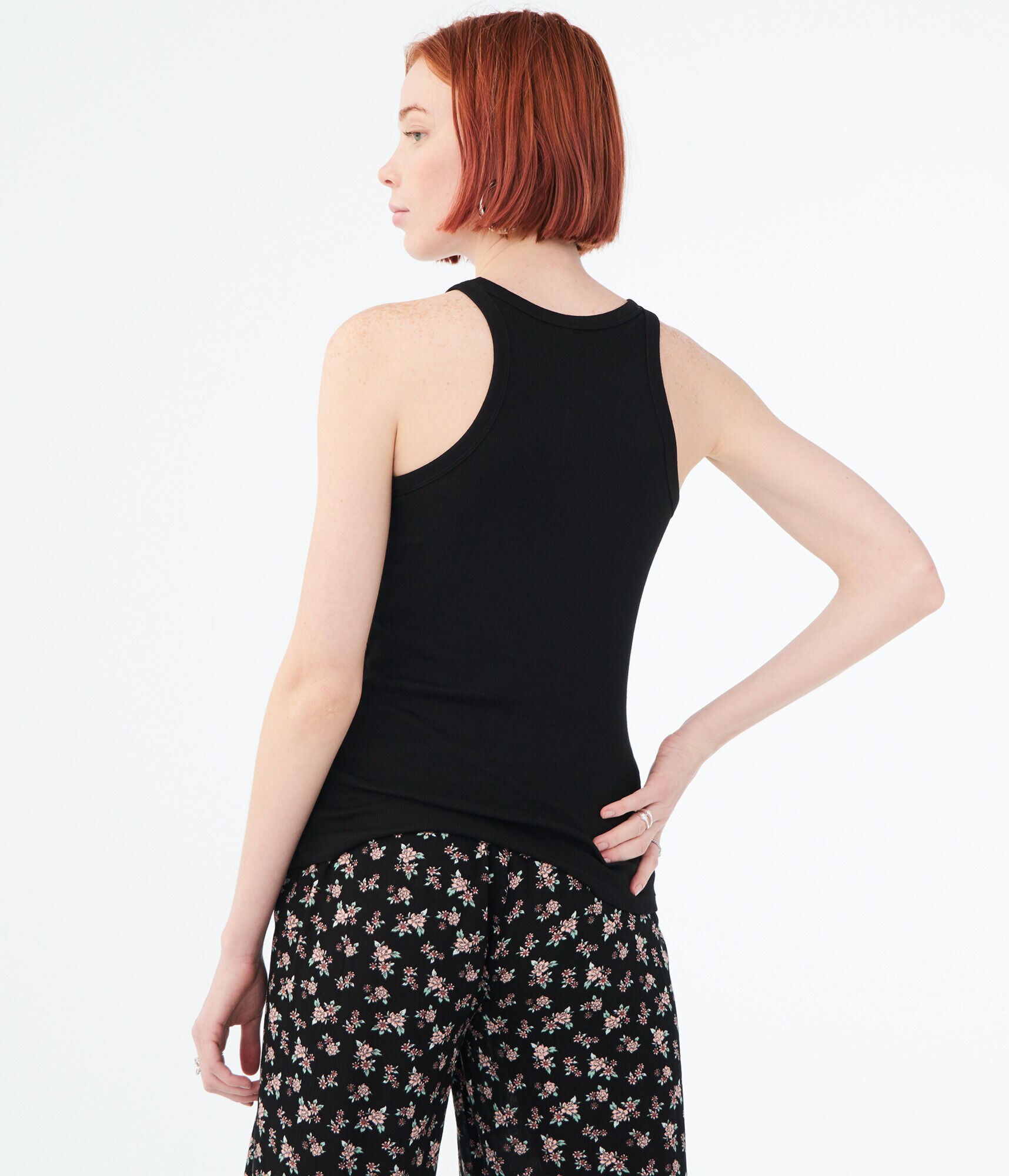 Seriously Soft High-Neck Ringer Tank