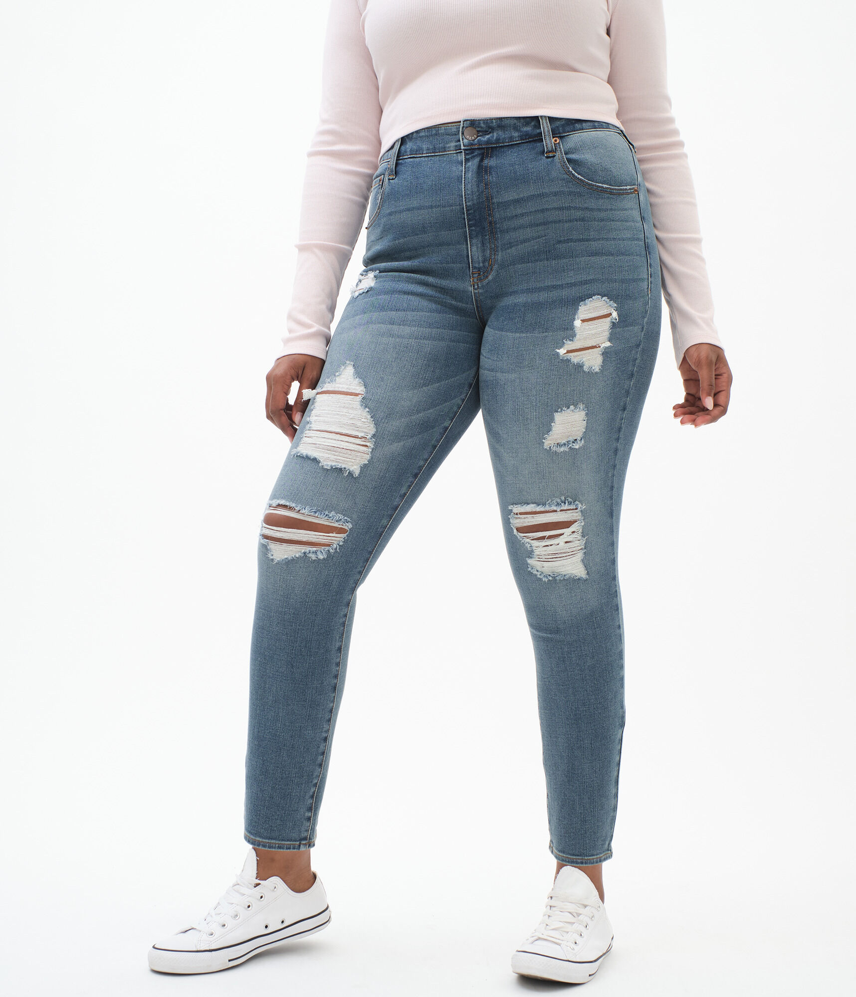 Aero flex effect high rise jegging clearance