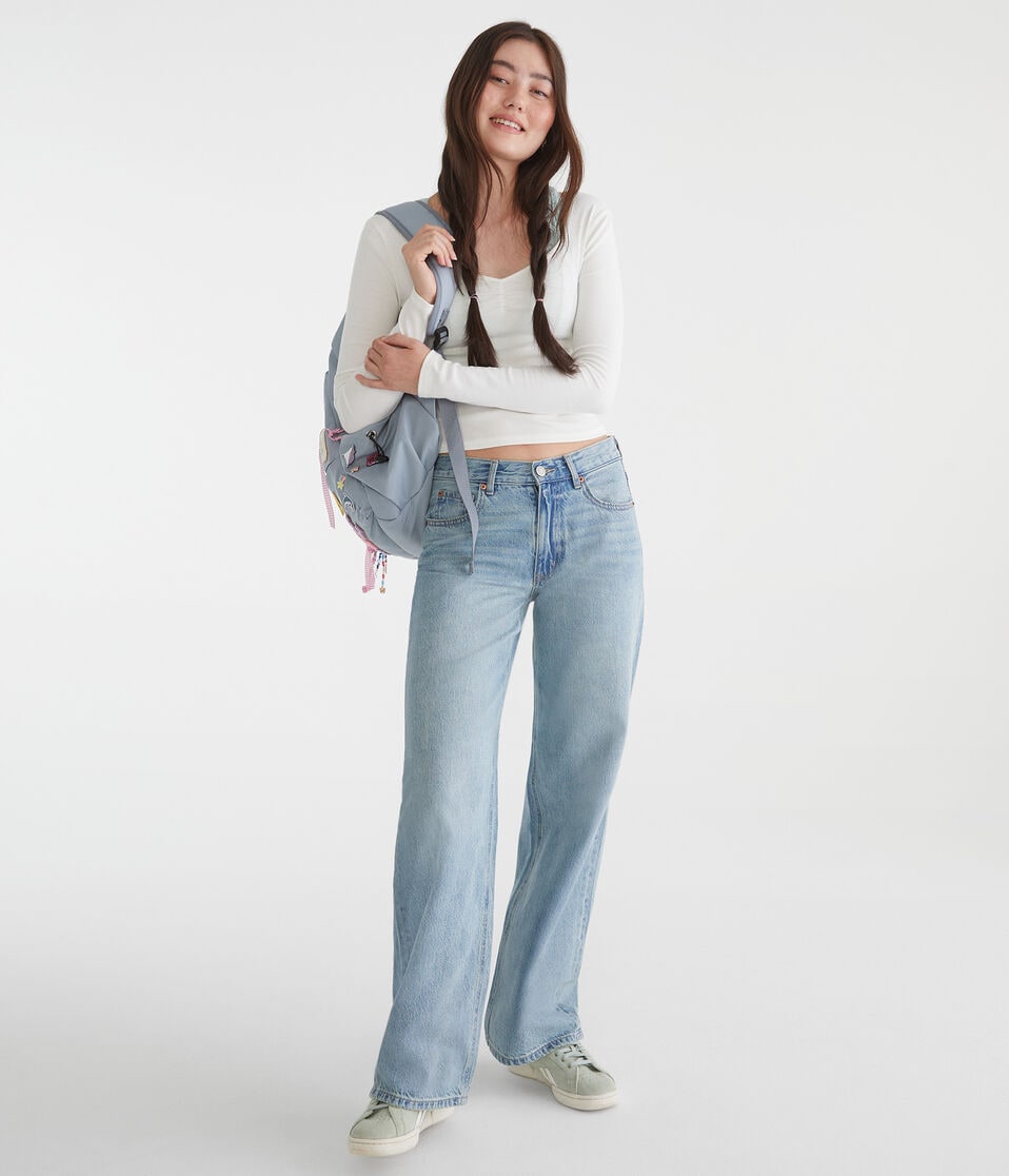 High-Rise Baggy Wide Leg Jean