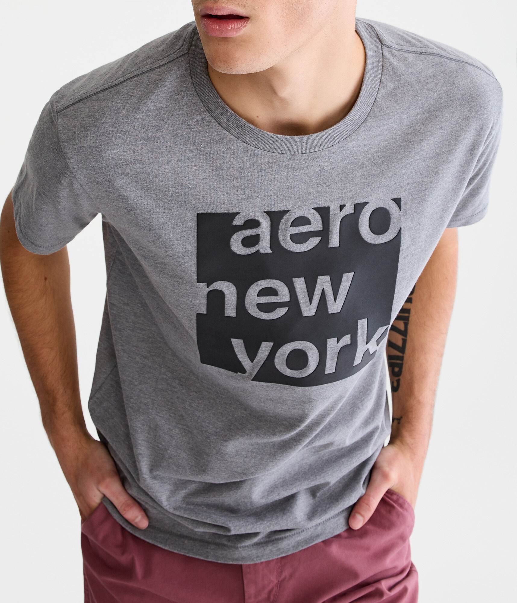 Aero New York Square Graphic Tee