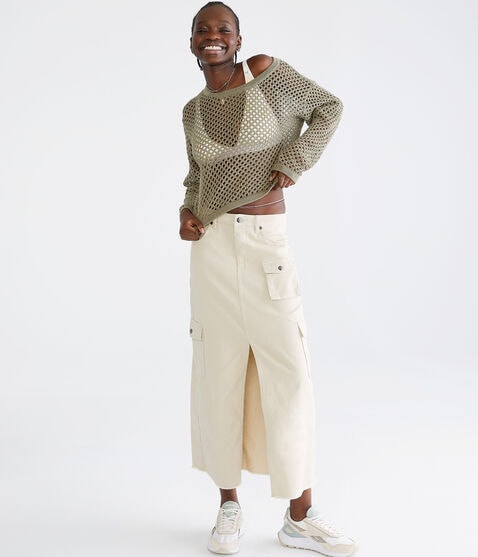 Cargo Maxi Skirt Cargo Maxi Skirt