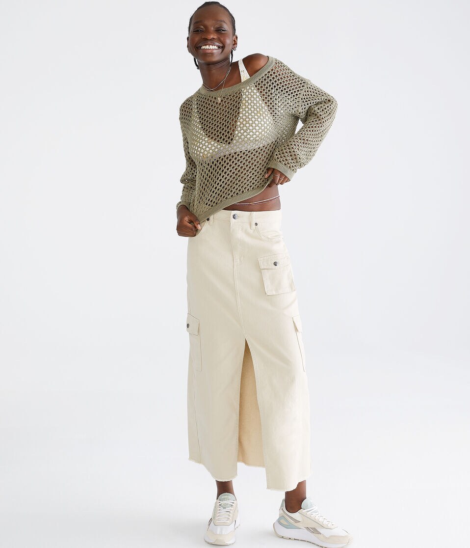 Cargo Maxi Skirt