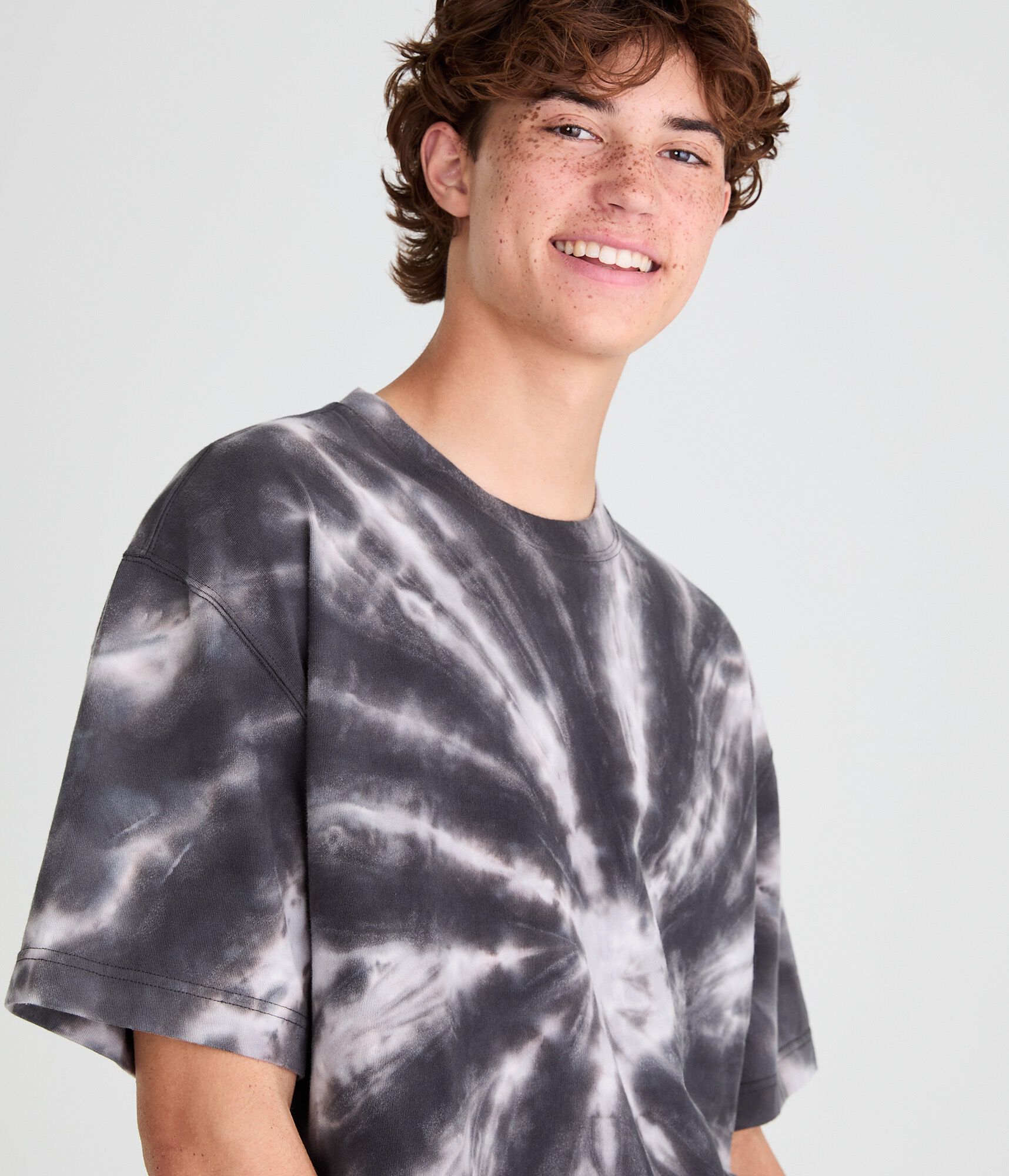 Tie-Dye Boxy Crew Tee
