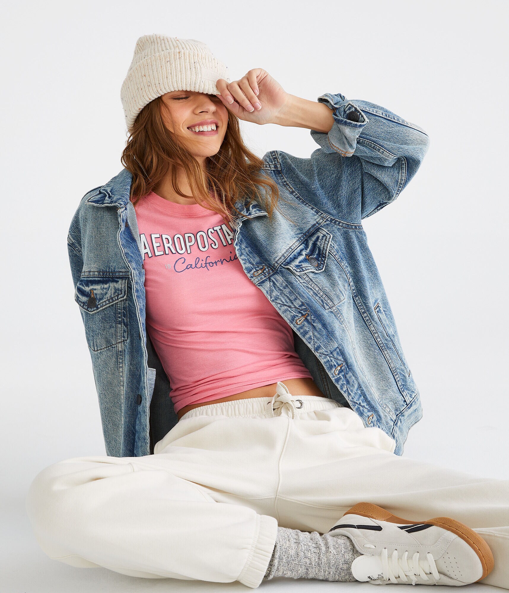 Aeropostale California Appliqu&eacute; Graphic Tee