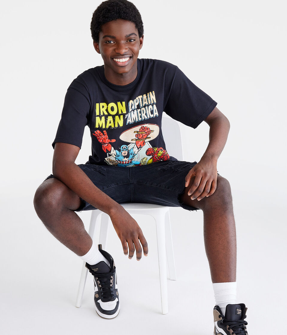 Iron Man & Captain America Graphic Tee