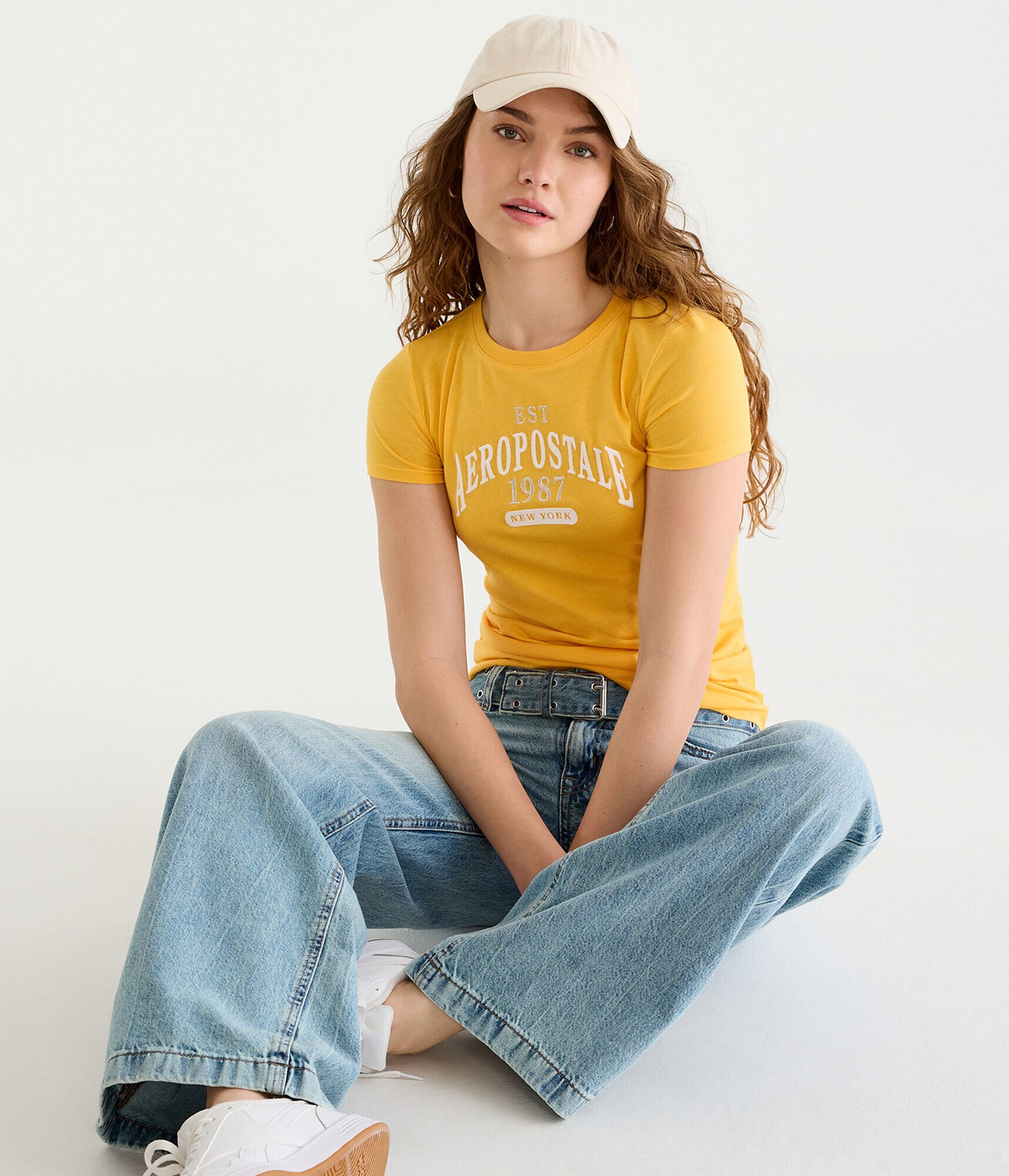 Aeropostale 1918 Arch Graphic Tee