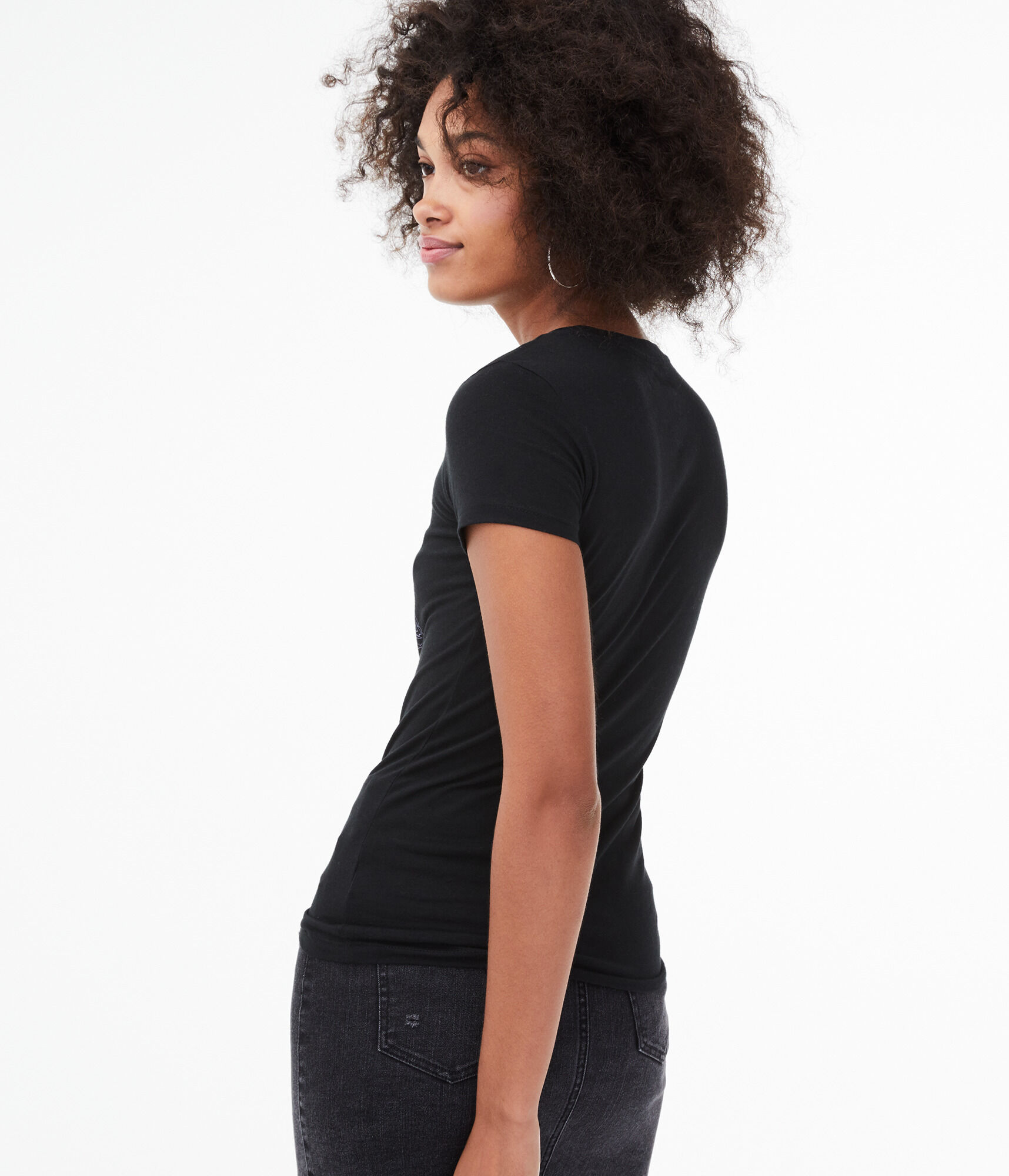 Ombre Nyc Roses Graphic Tee