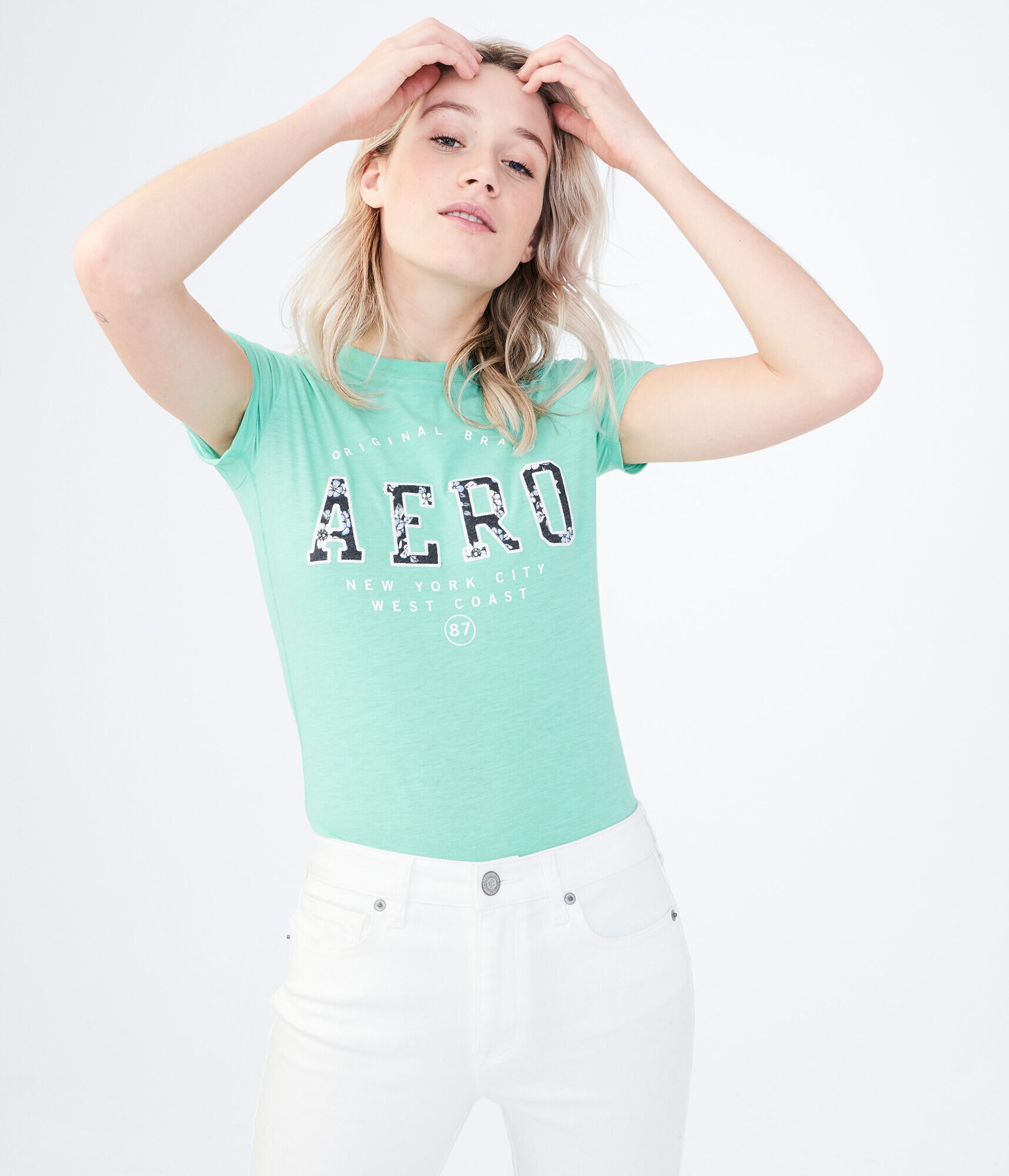 Floral Logo Graphic Tee