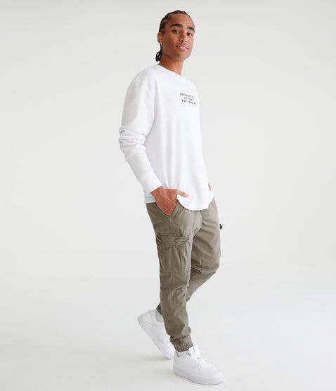 Twill Cargo Joggers Twill Cargo Joggers