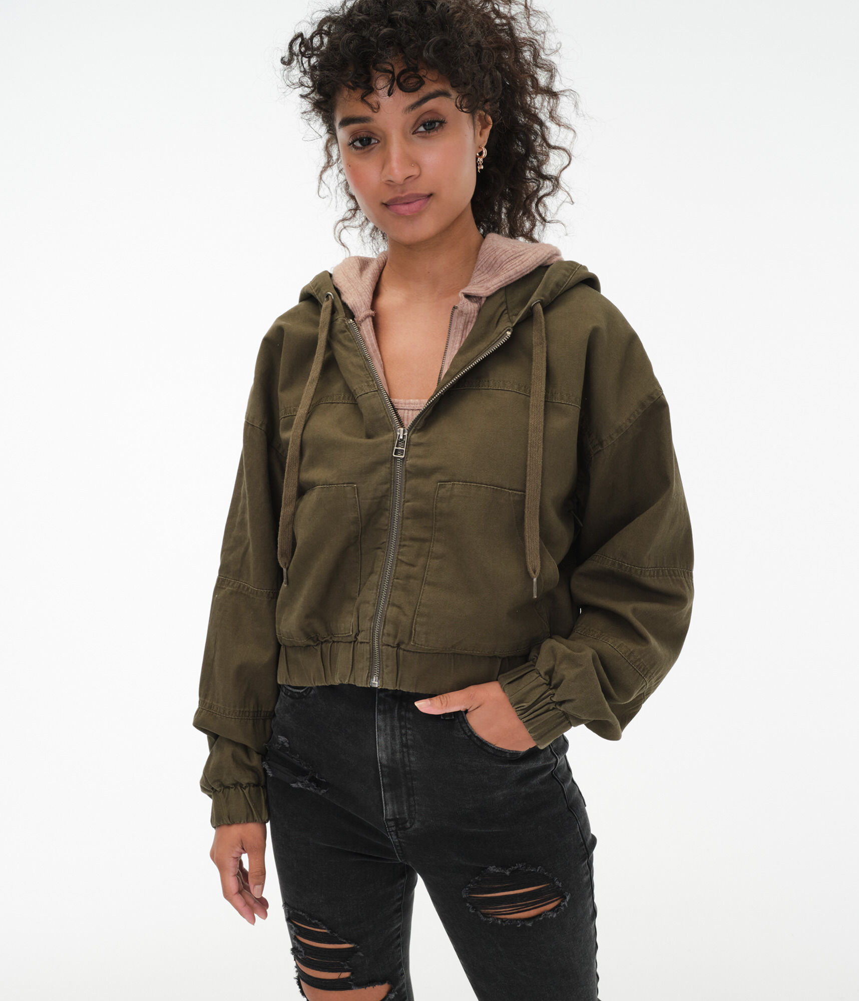 Canvas Hooded Jacket