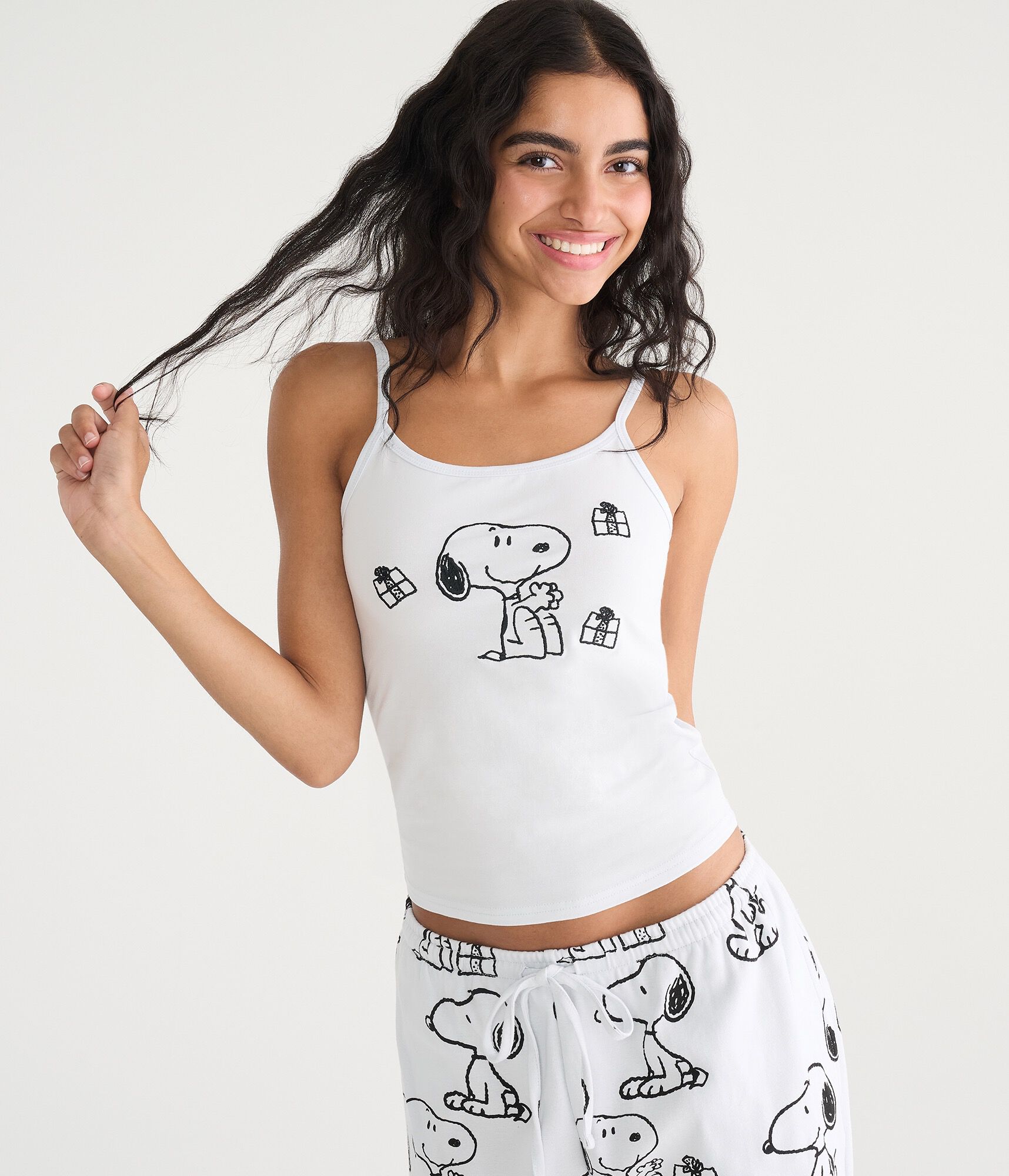 Snoopy Christmas Presents Sleep Tank