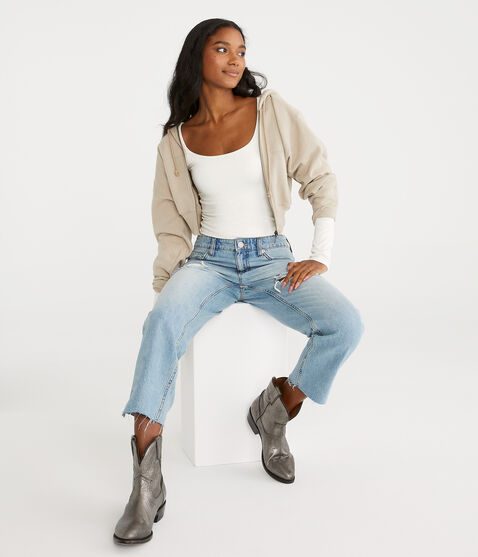 Long Sleeve Seriously Soft Sculpt Scoop-Neck Tee