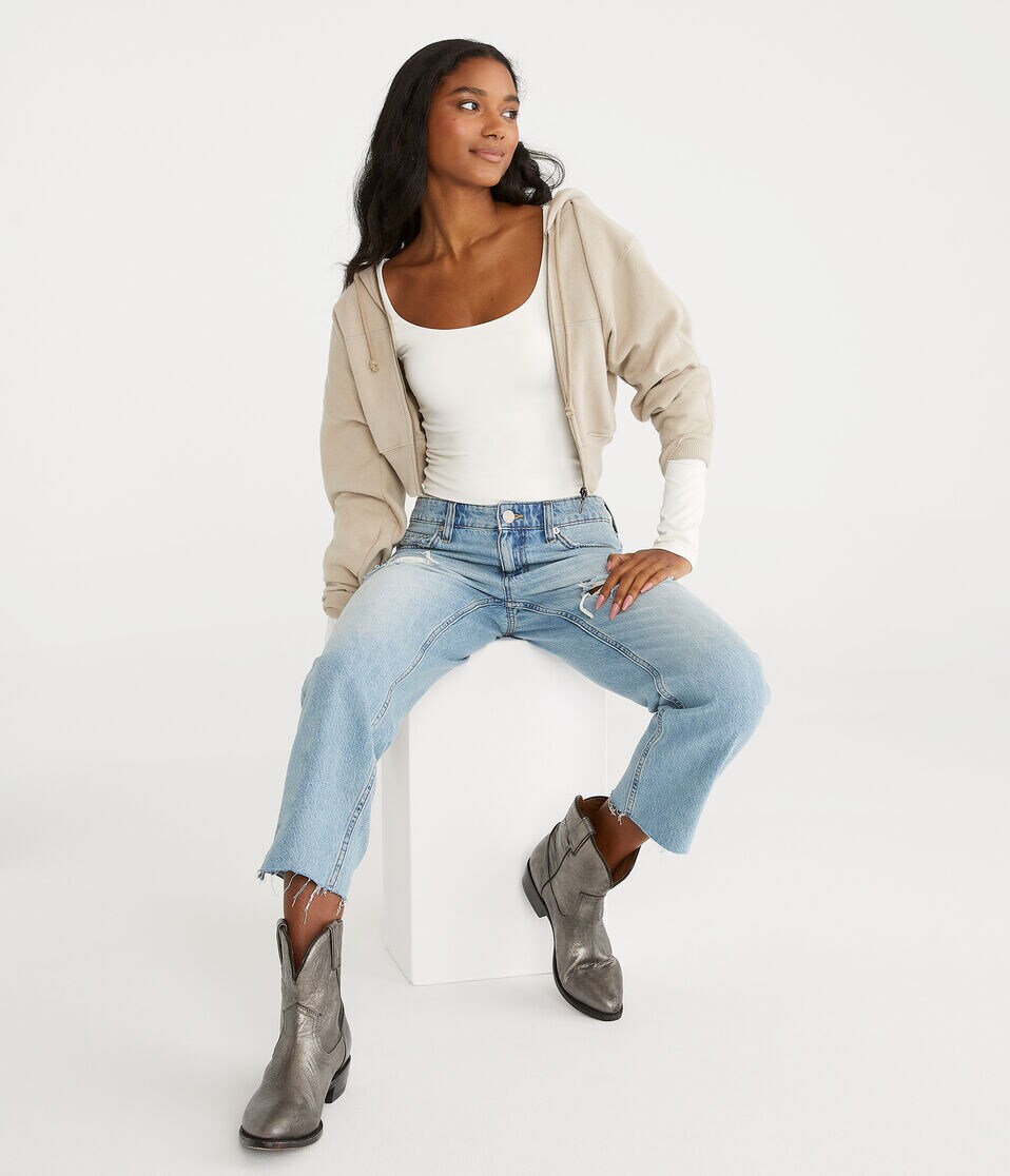 Long Sleeve Seriously Soft Sculpt Scoop-Neck Tee