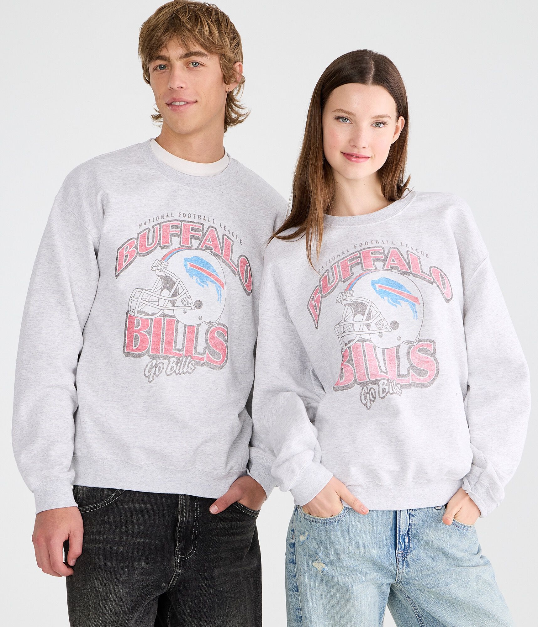 Buffalo Bills Helmet Crew Sweatshirt