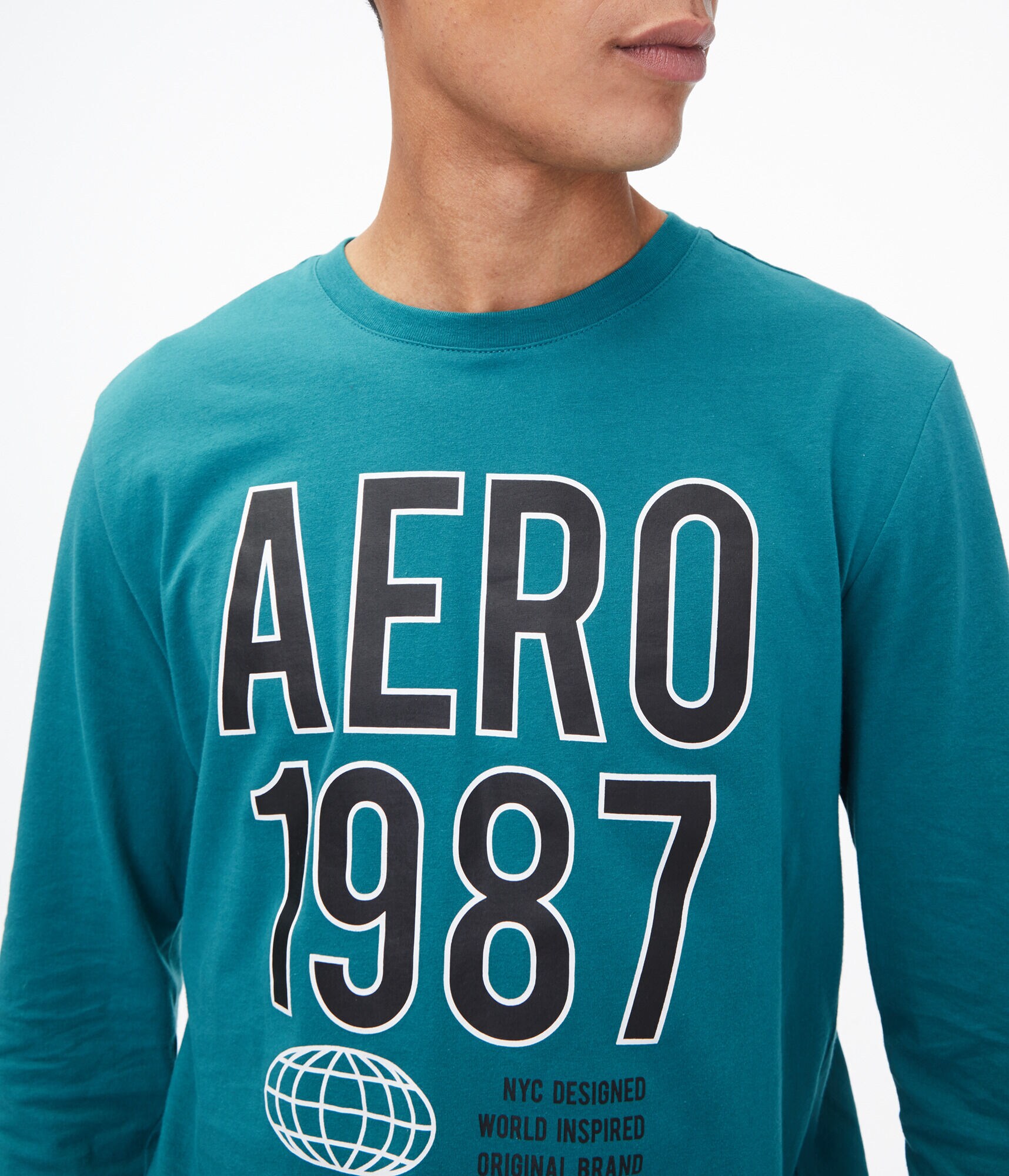 Long Sleeve Block Aero 1987 Graphic Tee