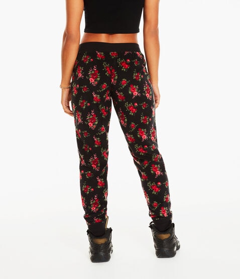 Roses Polyfleece Sleep Joggers