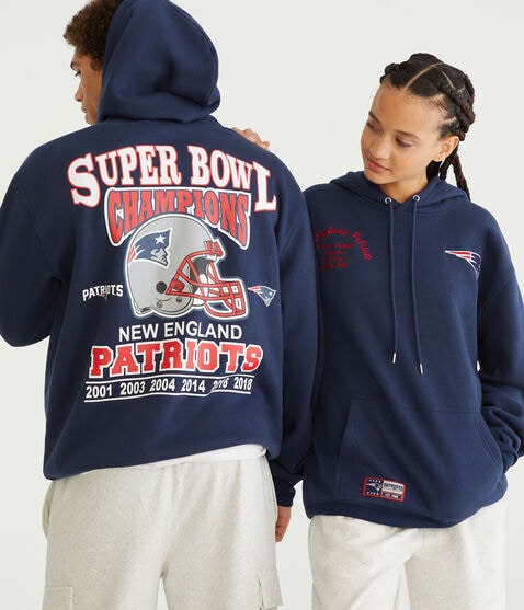New England Patriots Super Bowl Pullover Hoodie