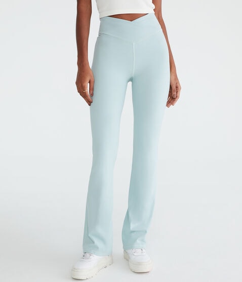 Air Soft High-Rise Crossover Bootcut Leggings Air Soft High-Rise Crossover Bootcut Leggings