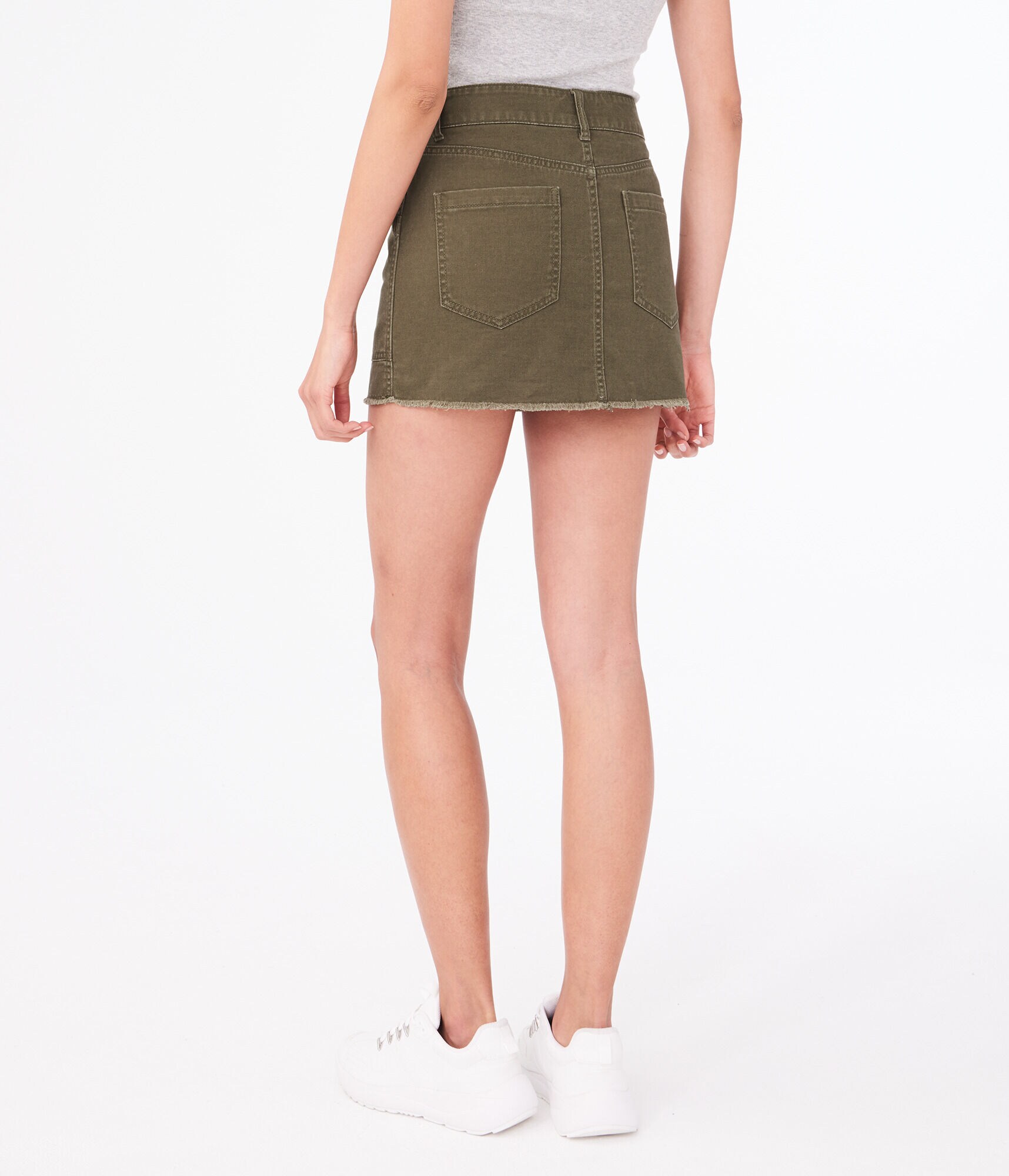 Twill Utility Skirt