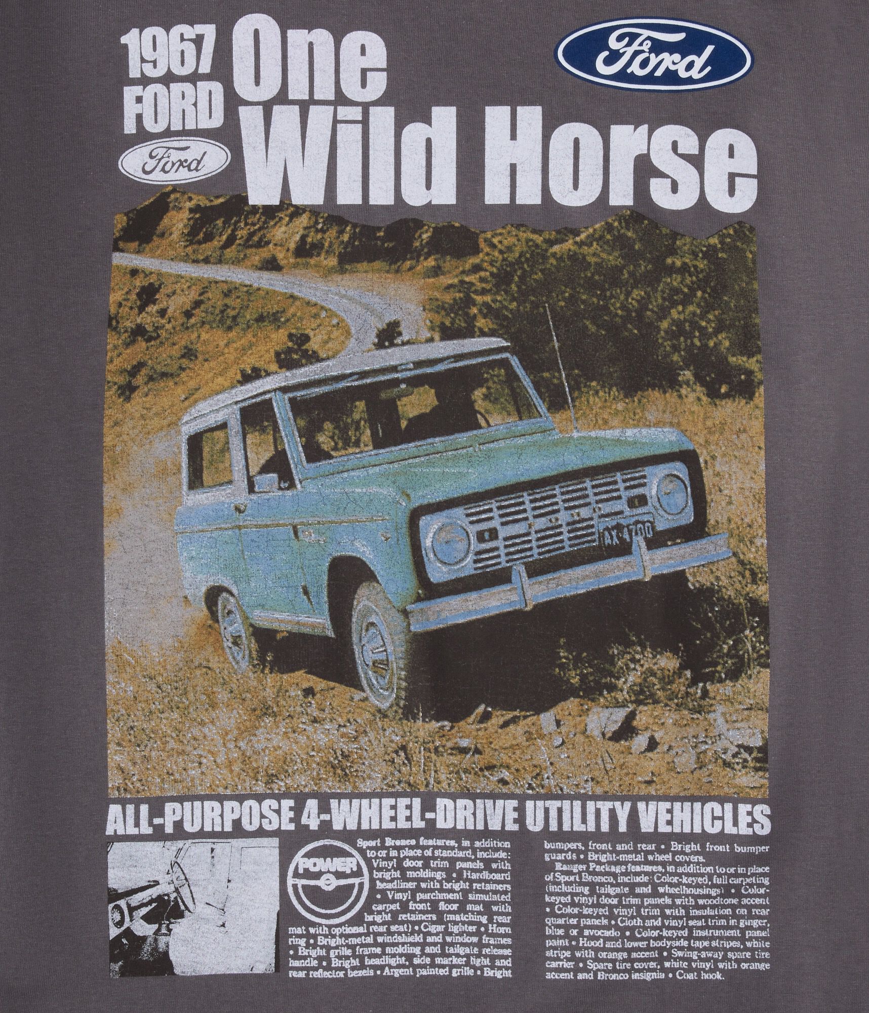Ford One Wild Horse Relaxed Graphic Tee
