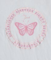 Aeropostale Butterfly Foil Graphic Tee