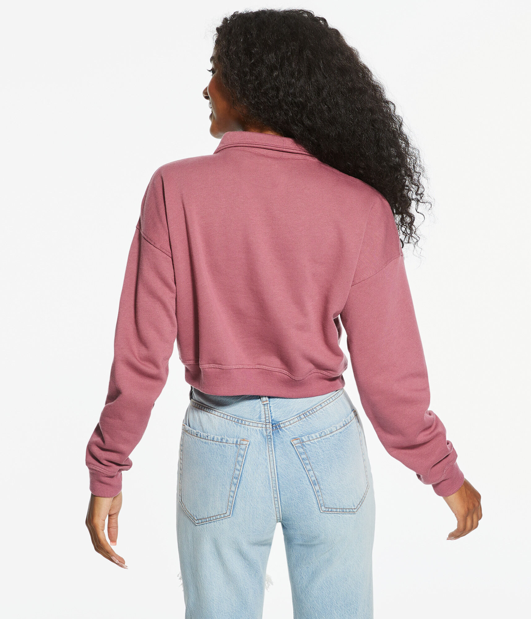 Shrunken Half-Zip Fleece Pullover