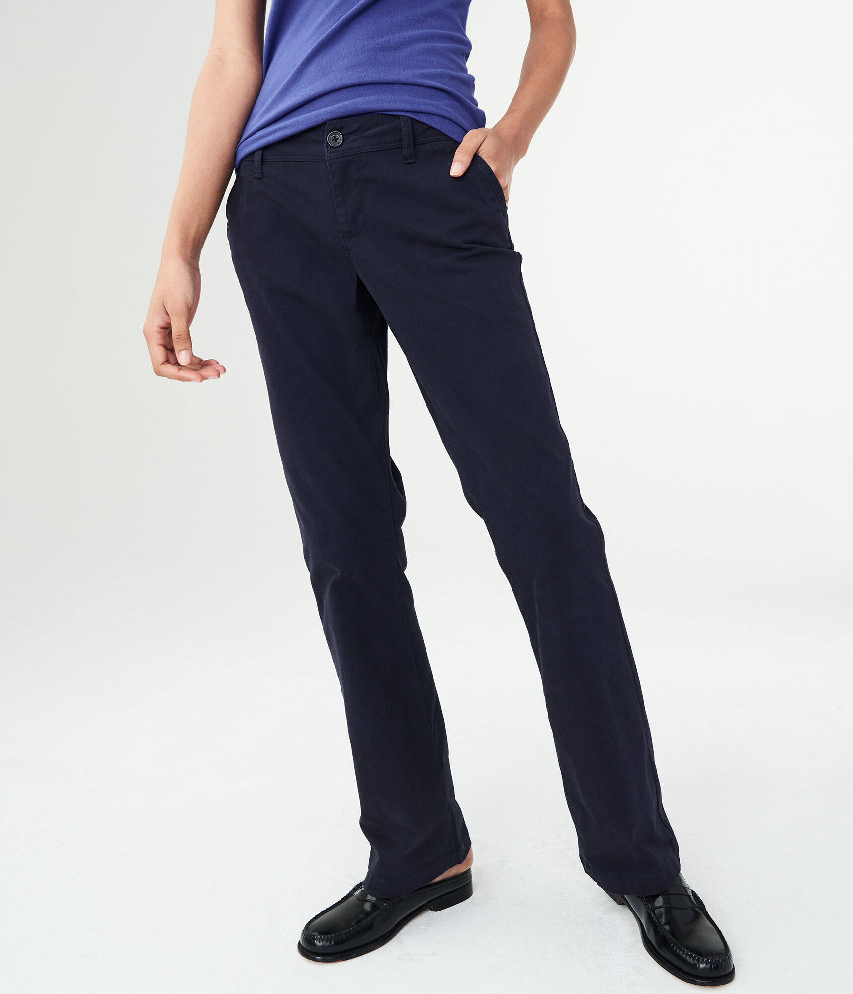 Curvy Twill Uniform Pants