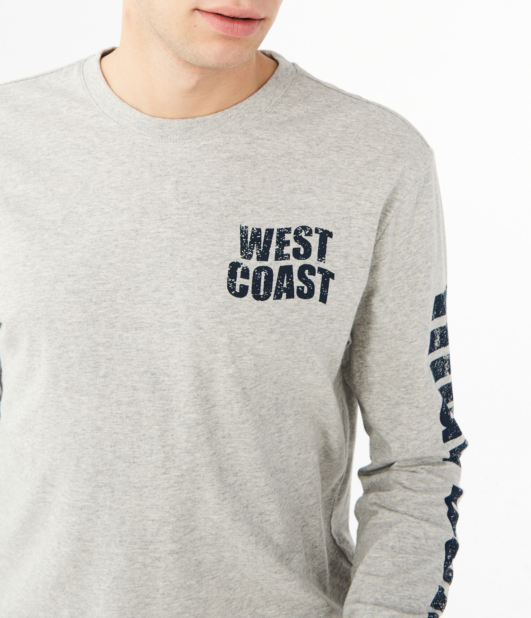 Long Sleeve West Coast Surf Graphic Tee