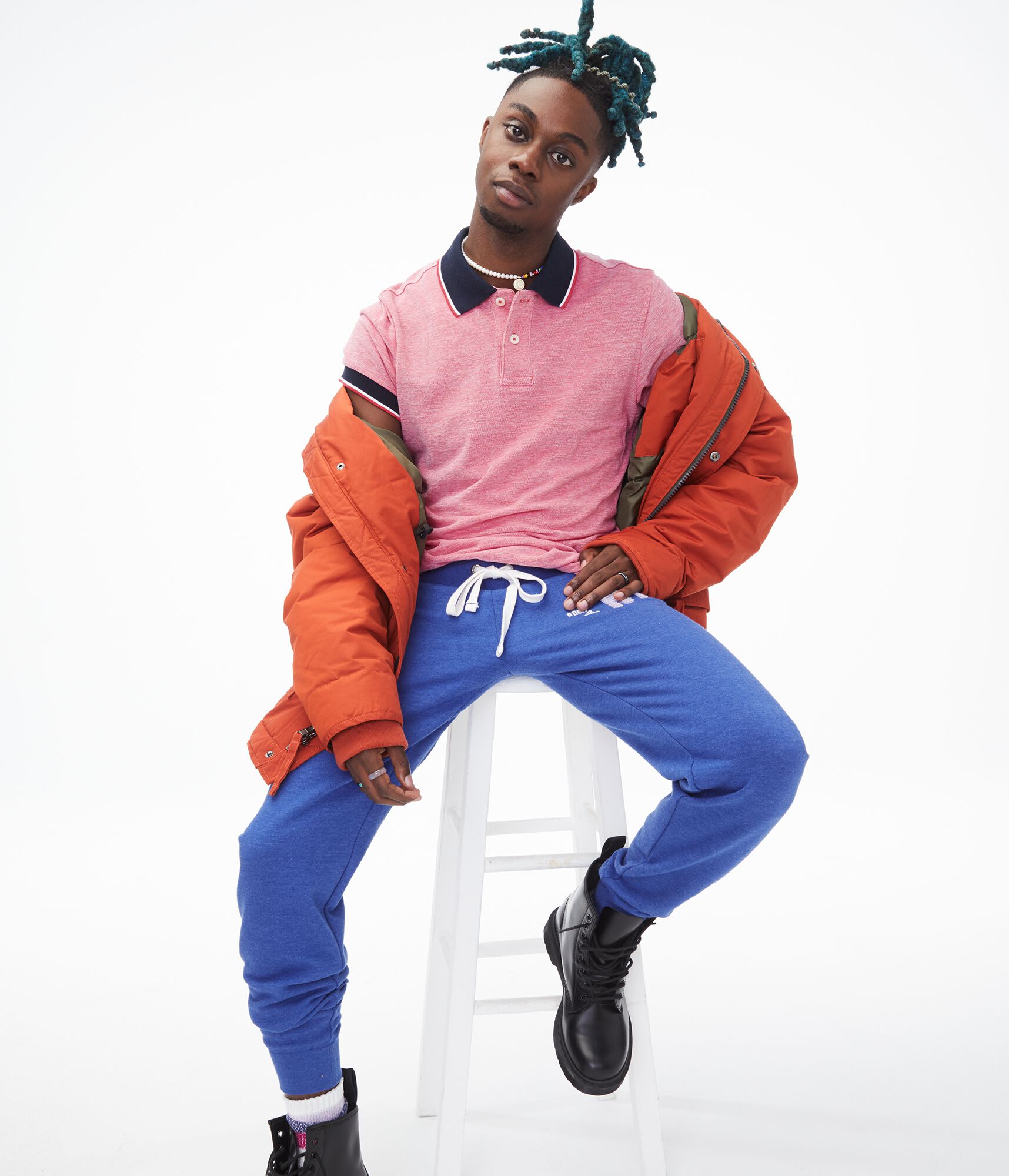 Contrast Tipped Piqu&eacute; Polo