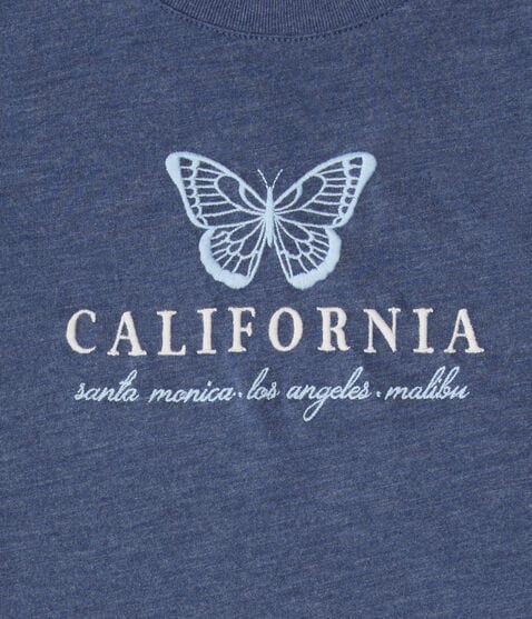 California Butterfly Graphic Tee