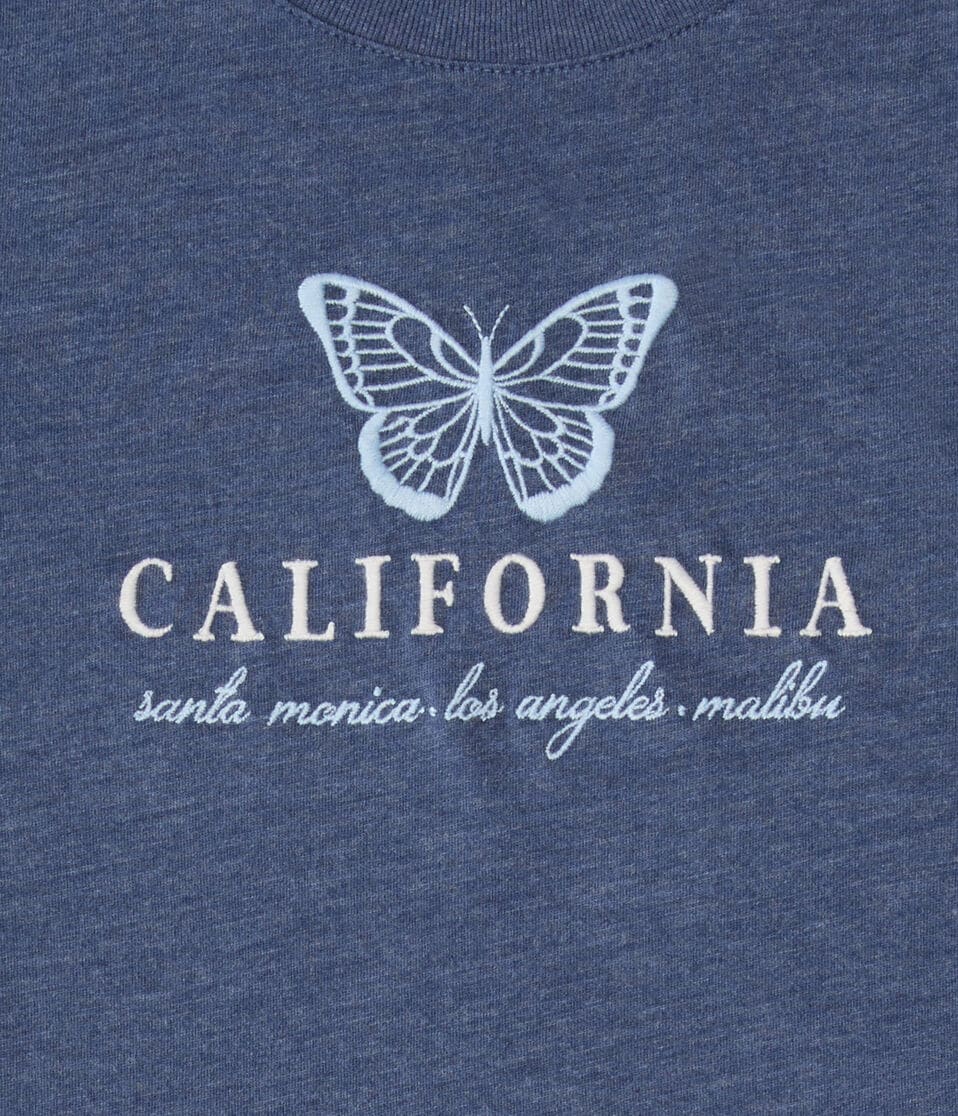 California Butterfly Graphic Tee