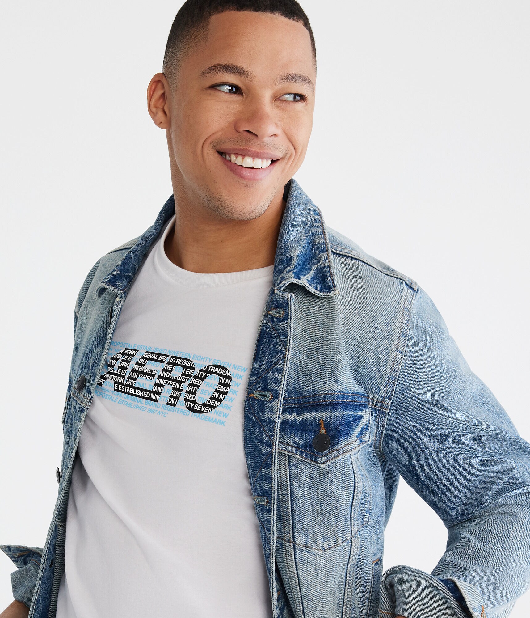 Aero Repeating Logos Graphic Tee