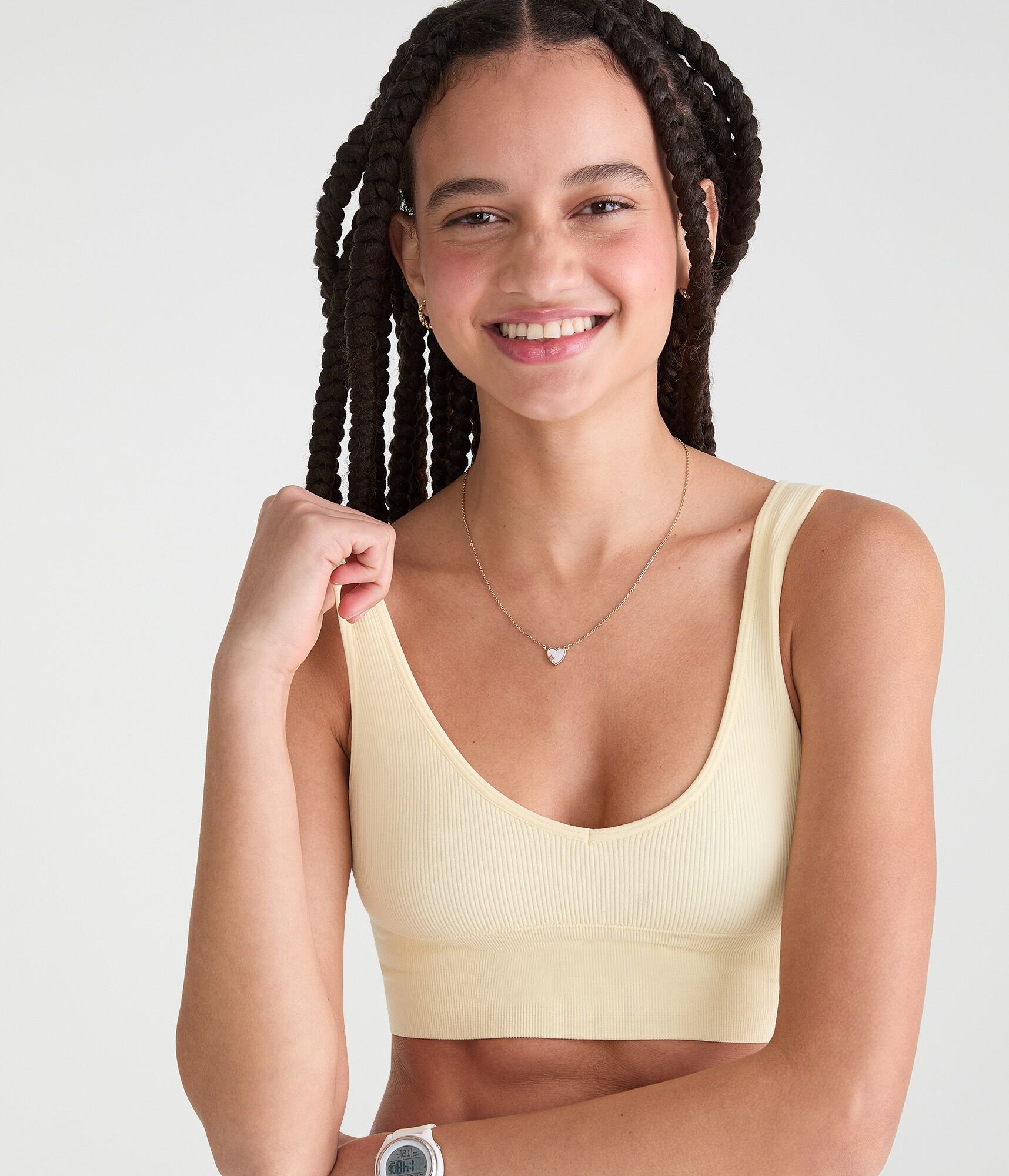 Seamless Scoop Long-Line Bralette