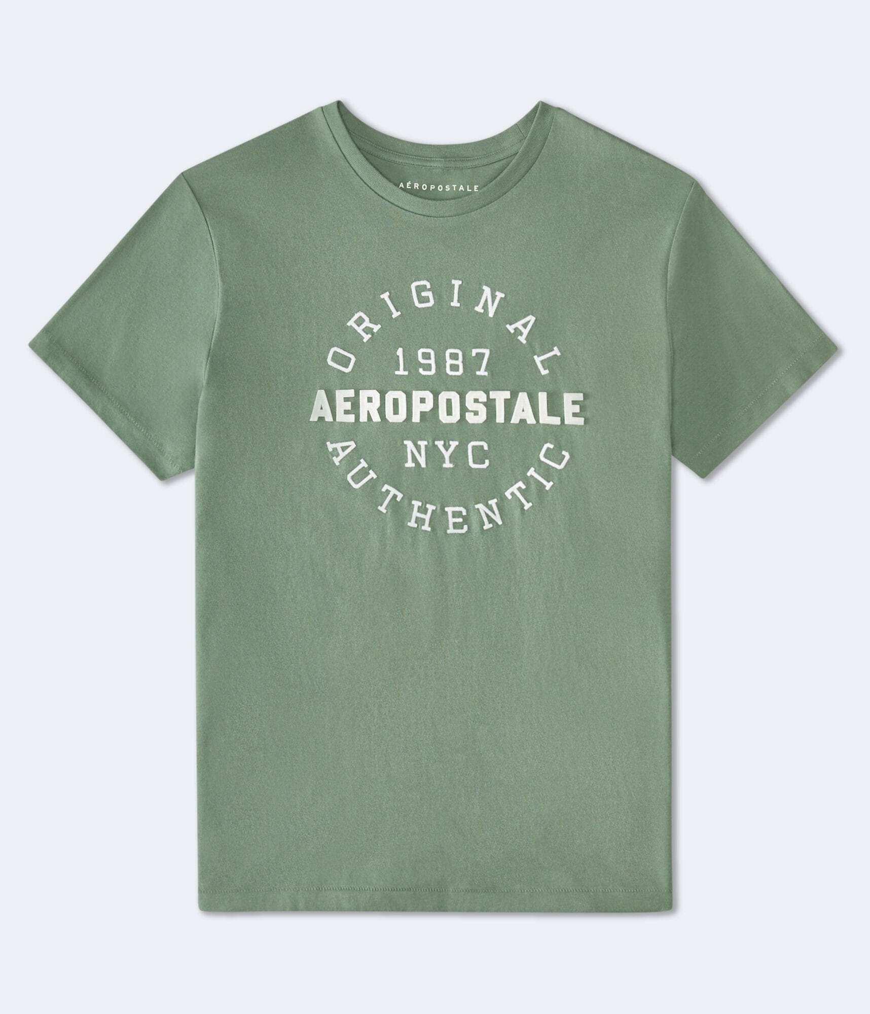 Aeropostale 1987 Circle Appliqué Graphic Tee