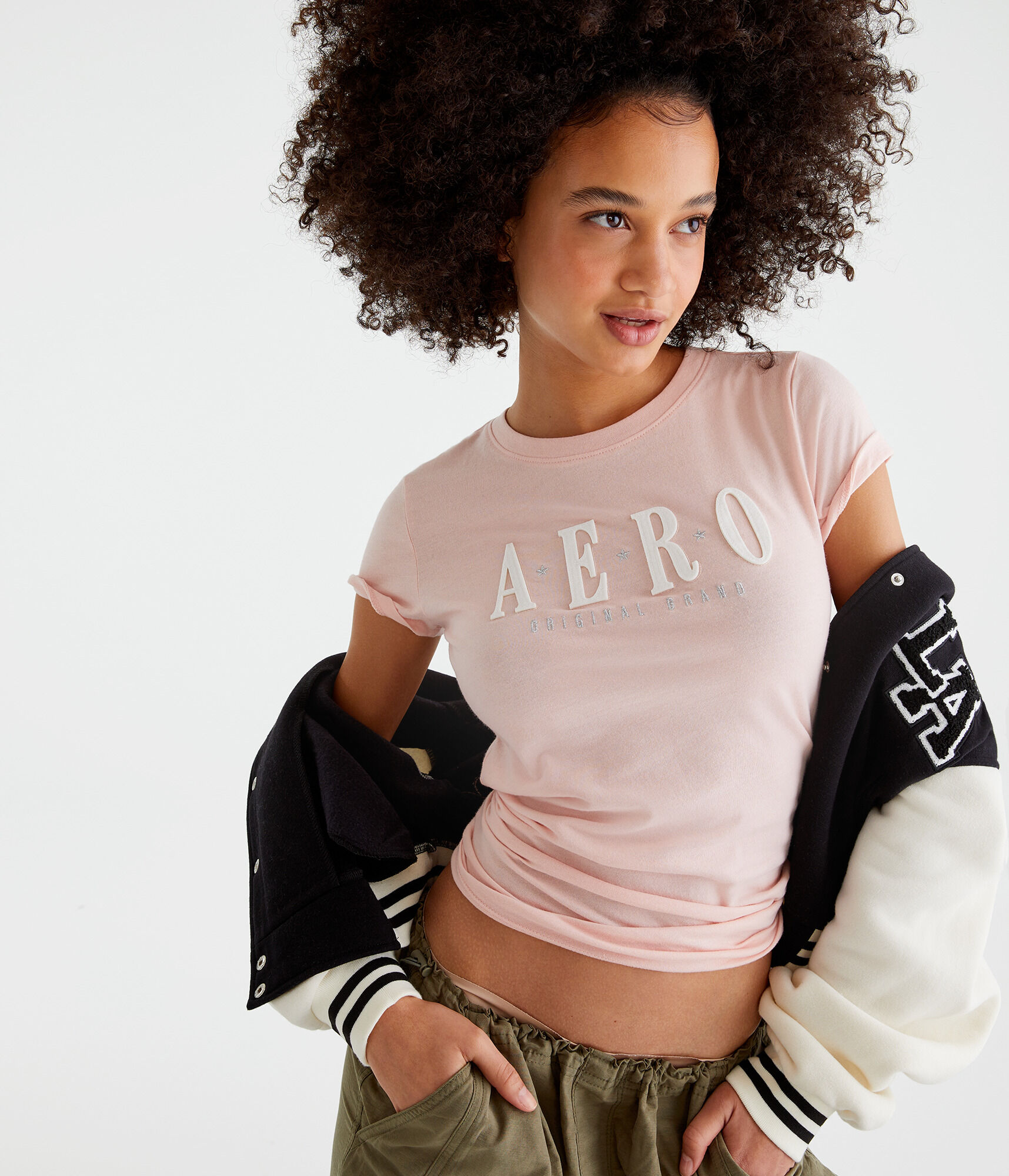 Aero Stars Logo Appliqu&eacute; Graphic Tee