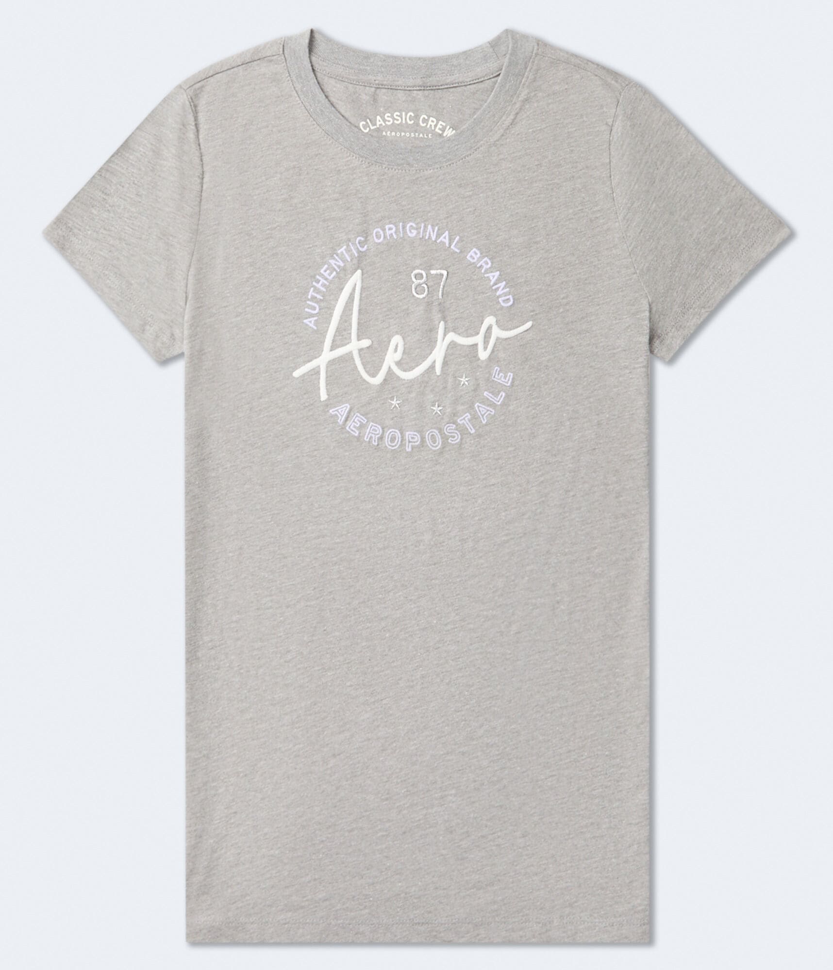 Aero Script Circle Graphic Tee