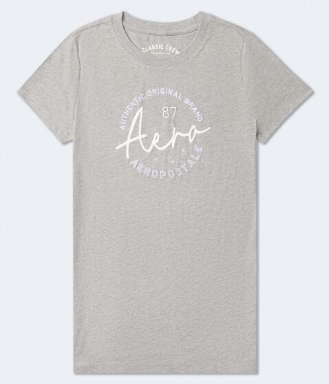 Aero Script Circle Graphic Tee Aero Script Circle Graphic Tee