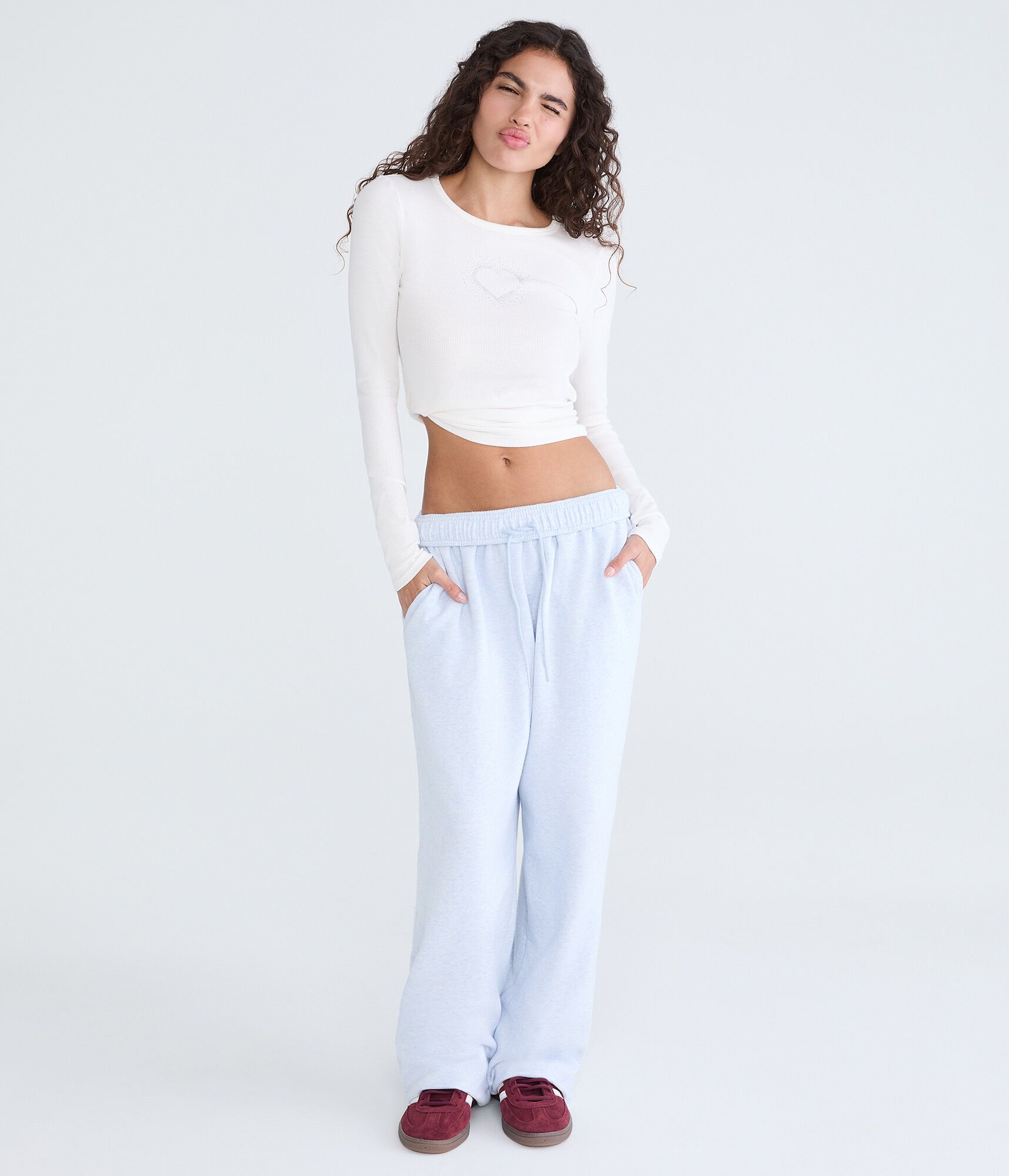Cloud Soft High-Waisted Straight Leg Sweatpants