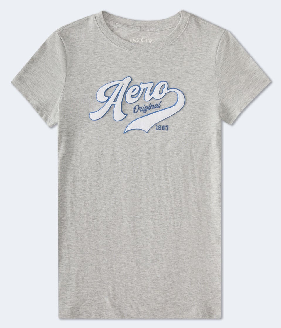 Aero Script Appliqué Graphic Tee